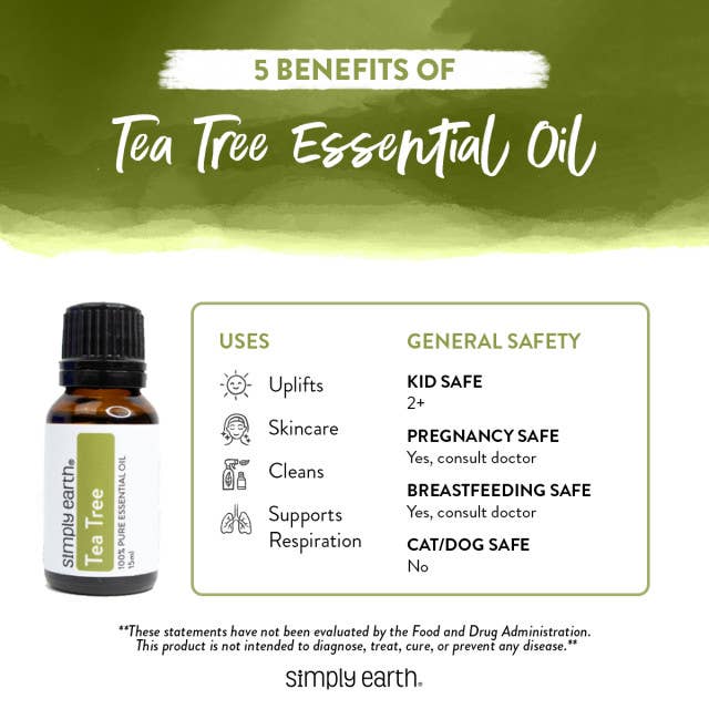 Simply Earth Tea Tree Essential Oil 15ml