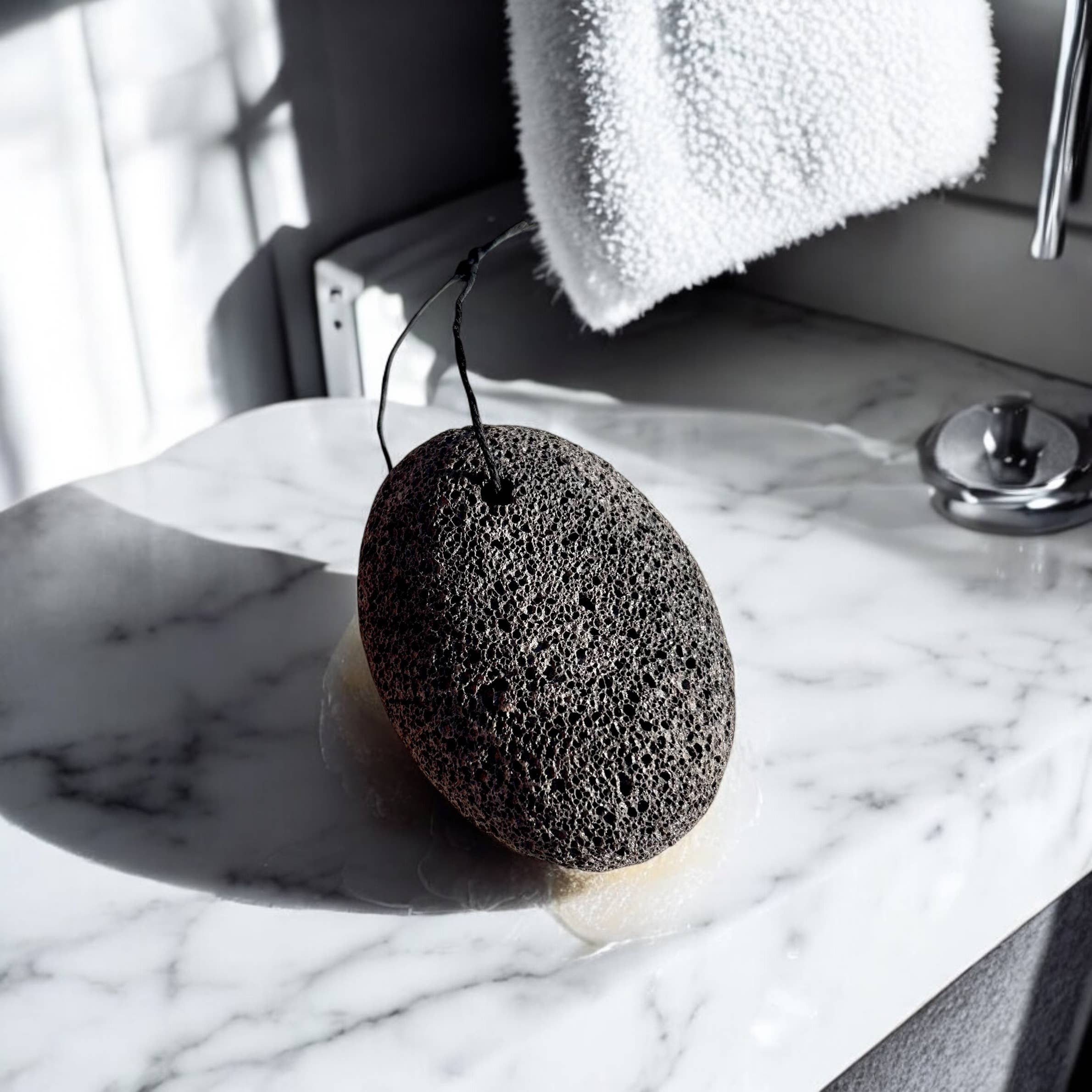 Bamboo Switch Large Natural Pumice Foot Stone