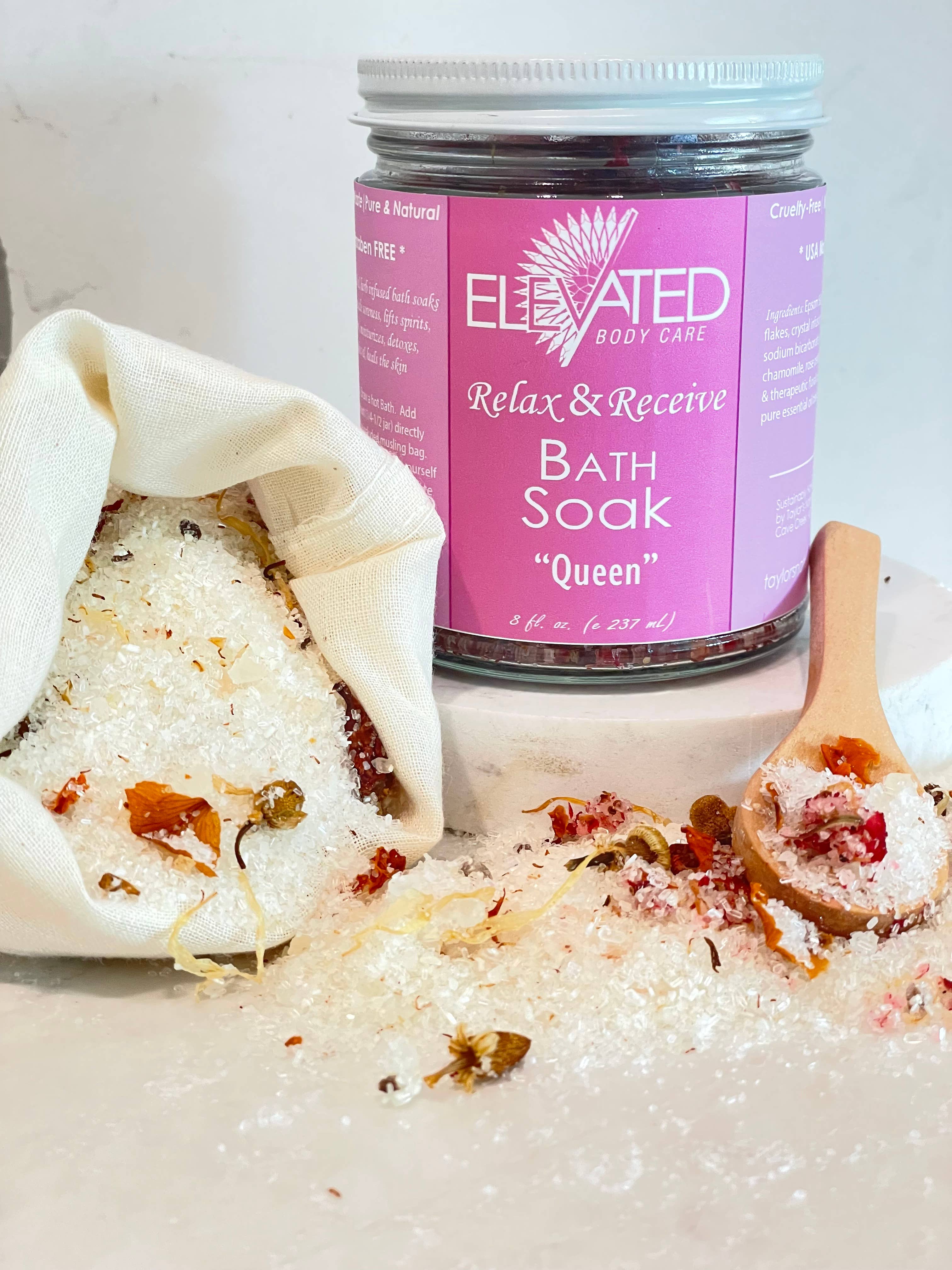 ELEVATED - Healing Bath SOAKS - Glass Jar