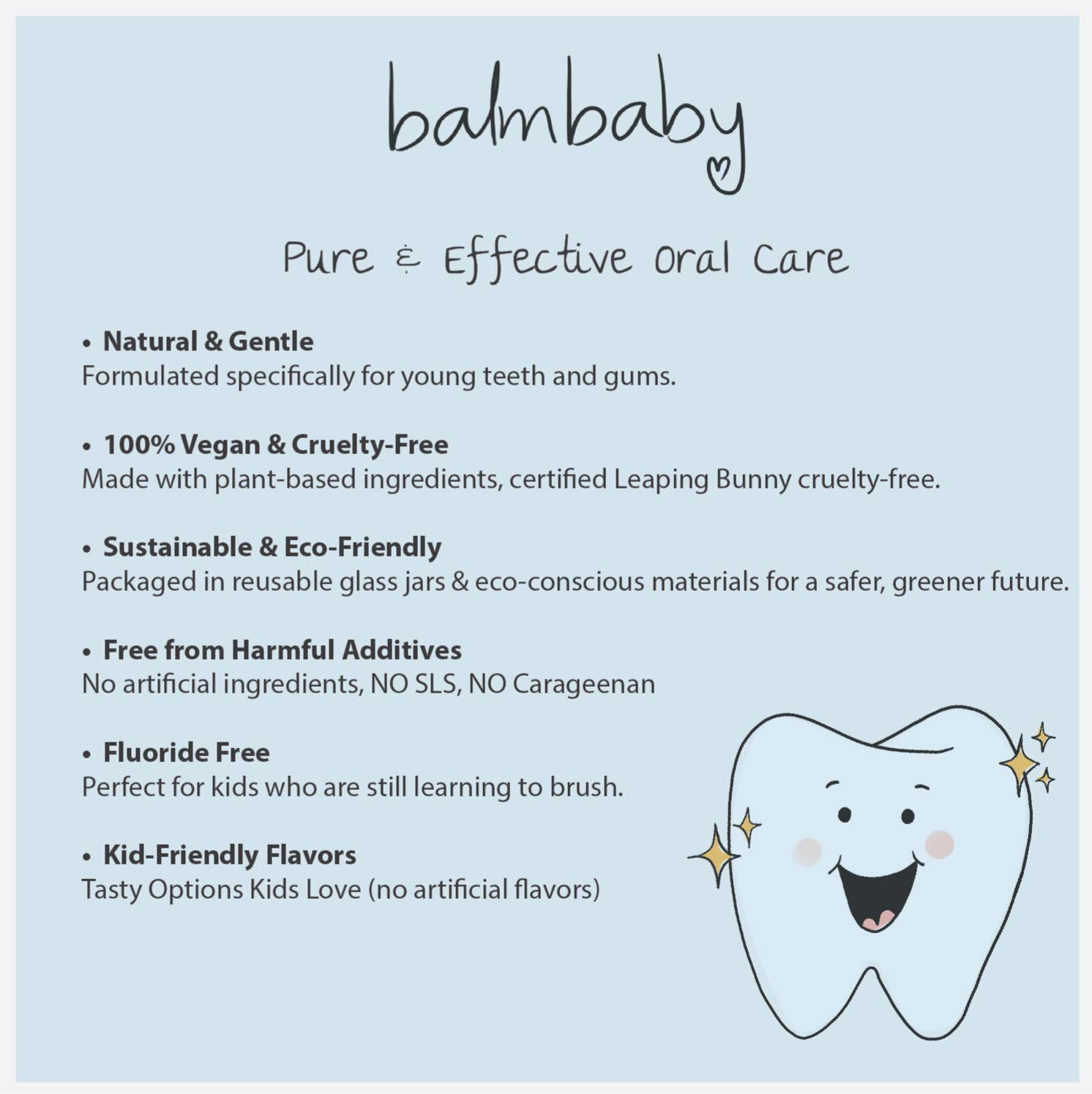 BALM! Baby - Teeth Paste Natural Kids ToothPaste w/ xylitol