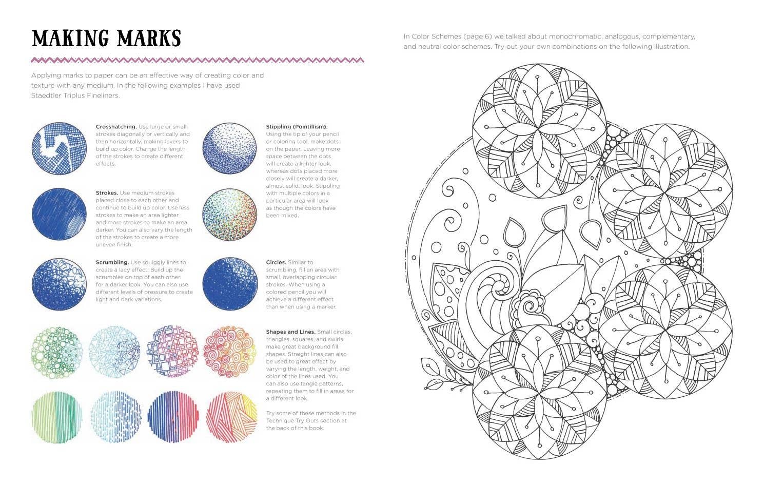 Tangled Gardens Coloring Book