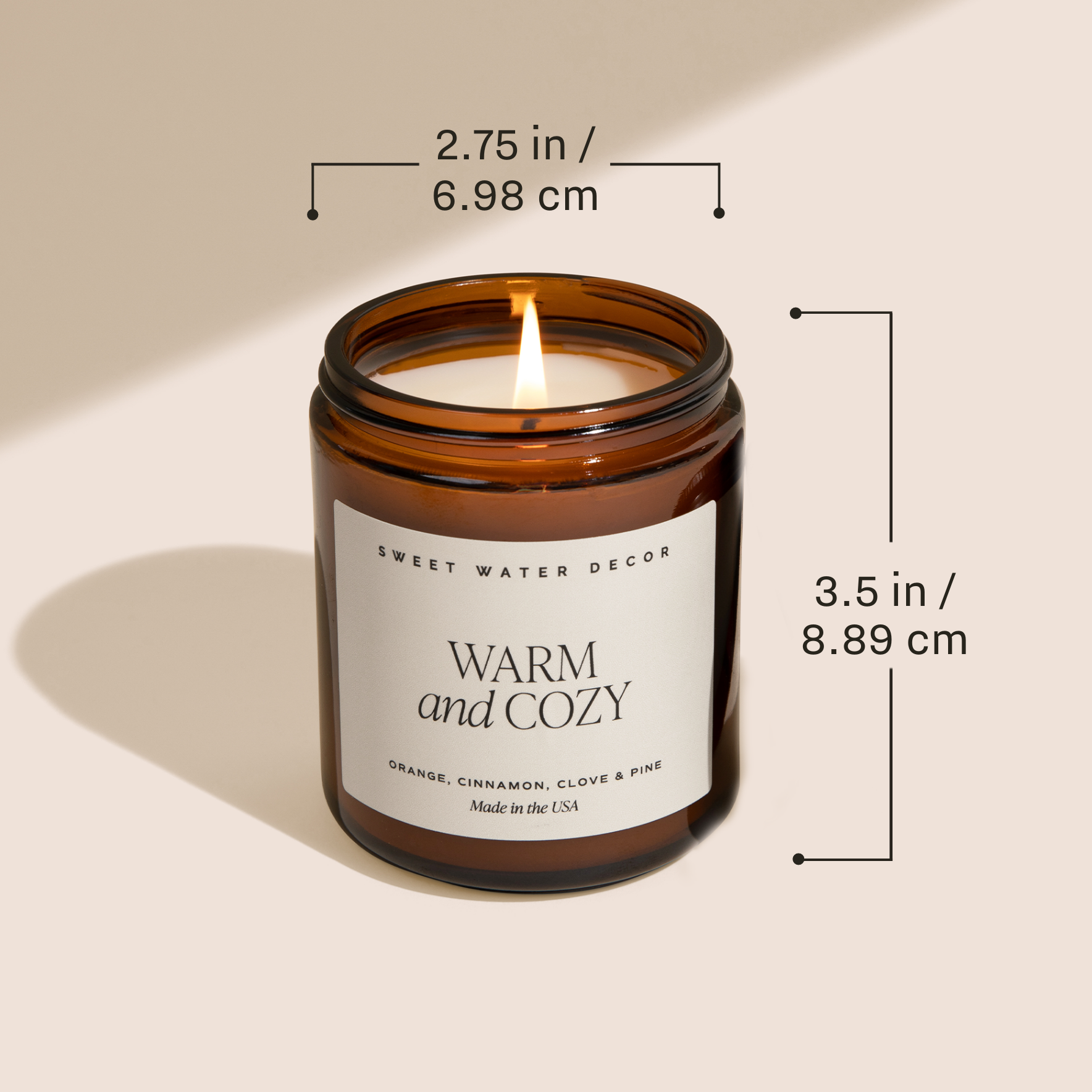 Sweet Water Decor -Cozy Season 9 oz Soy Candle - Fall Decor & Gifts