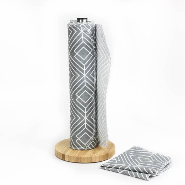 NonPaper Towels- Gray Geometric