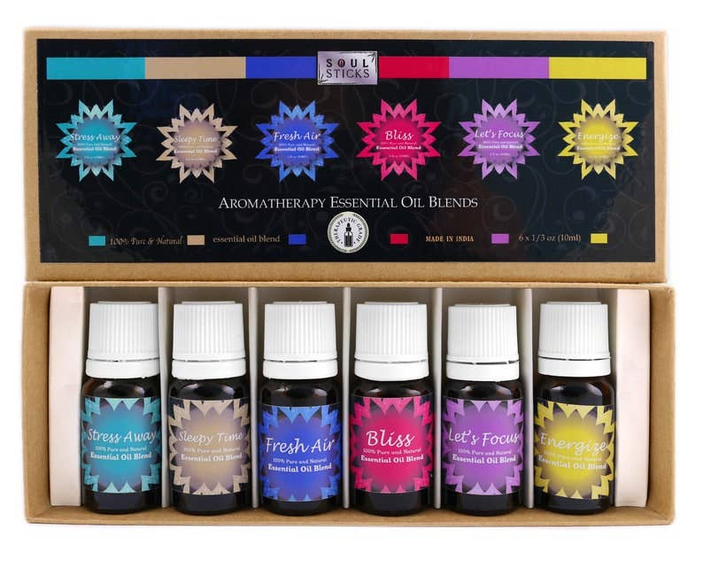 Soul Sticks - Aromatherapy Essential Oil Blends Pack (10 ml)