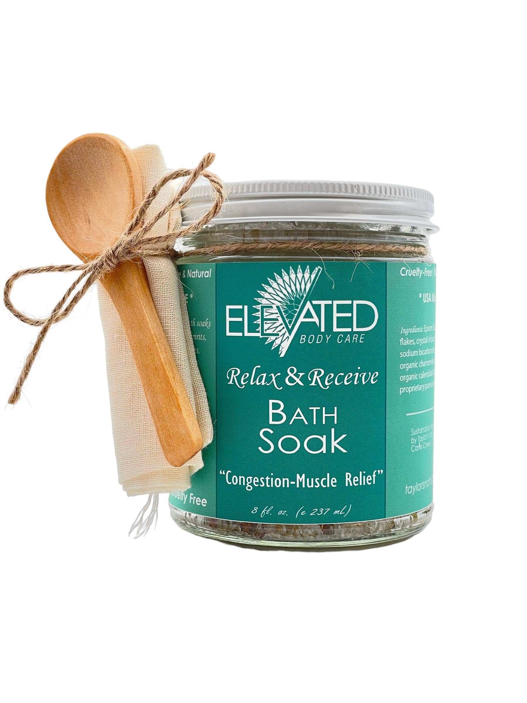 ELEVATED - Healing Bath SOAKS - Glass Jar
