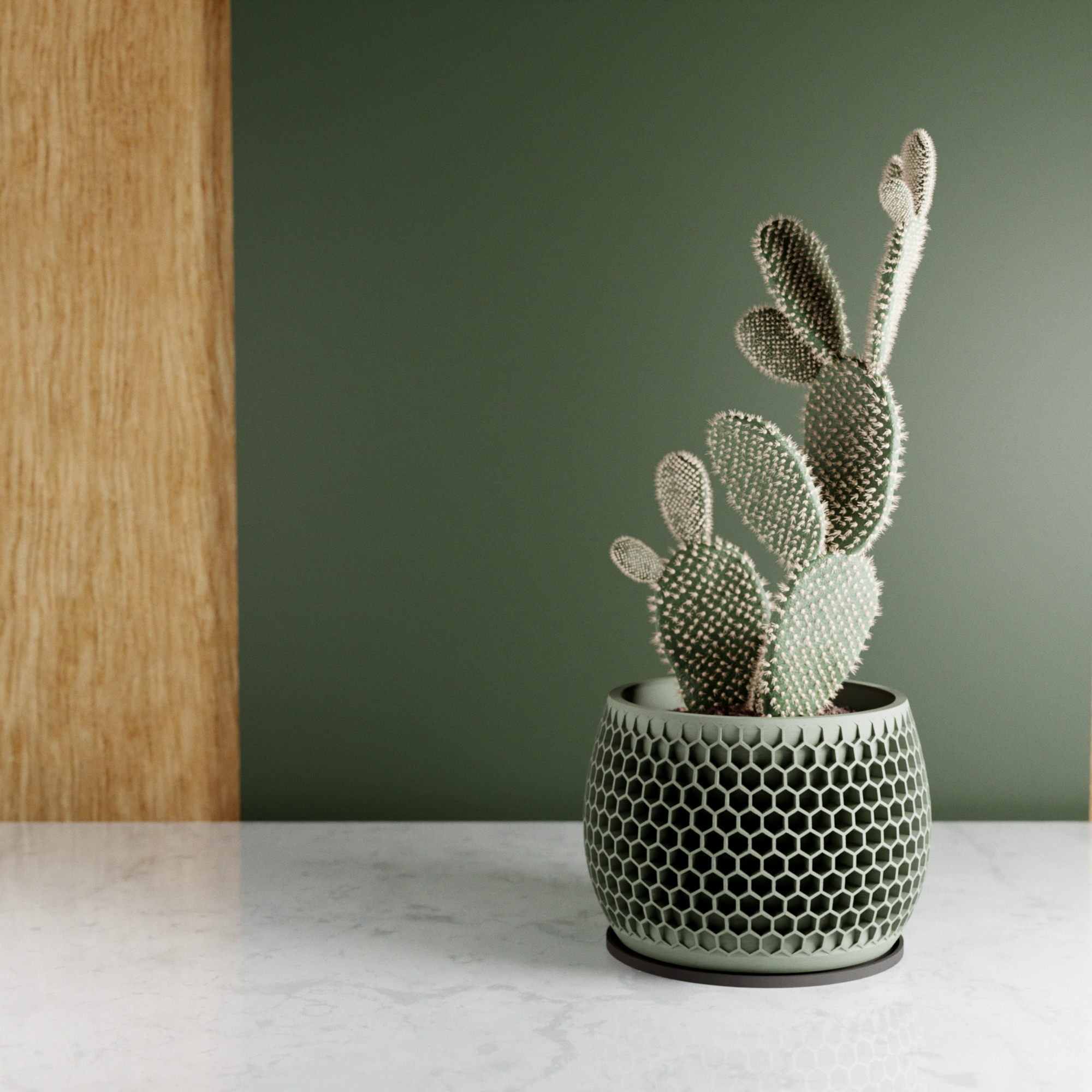 Modernized Pottery-HONEYCOMB Planter