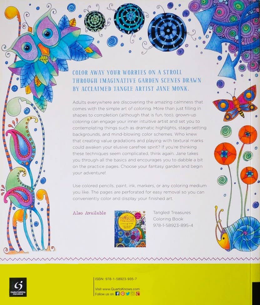 Tangled Gardens Coloring Book