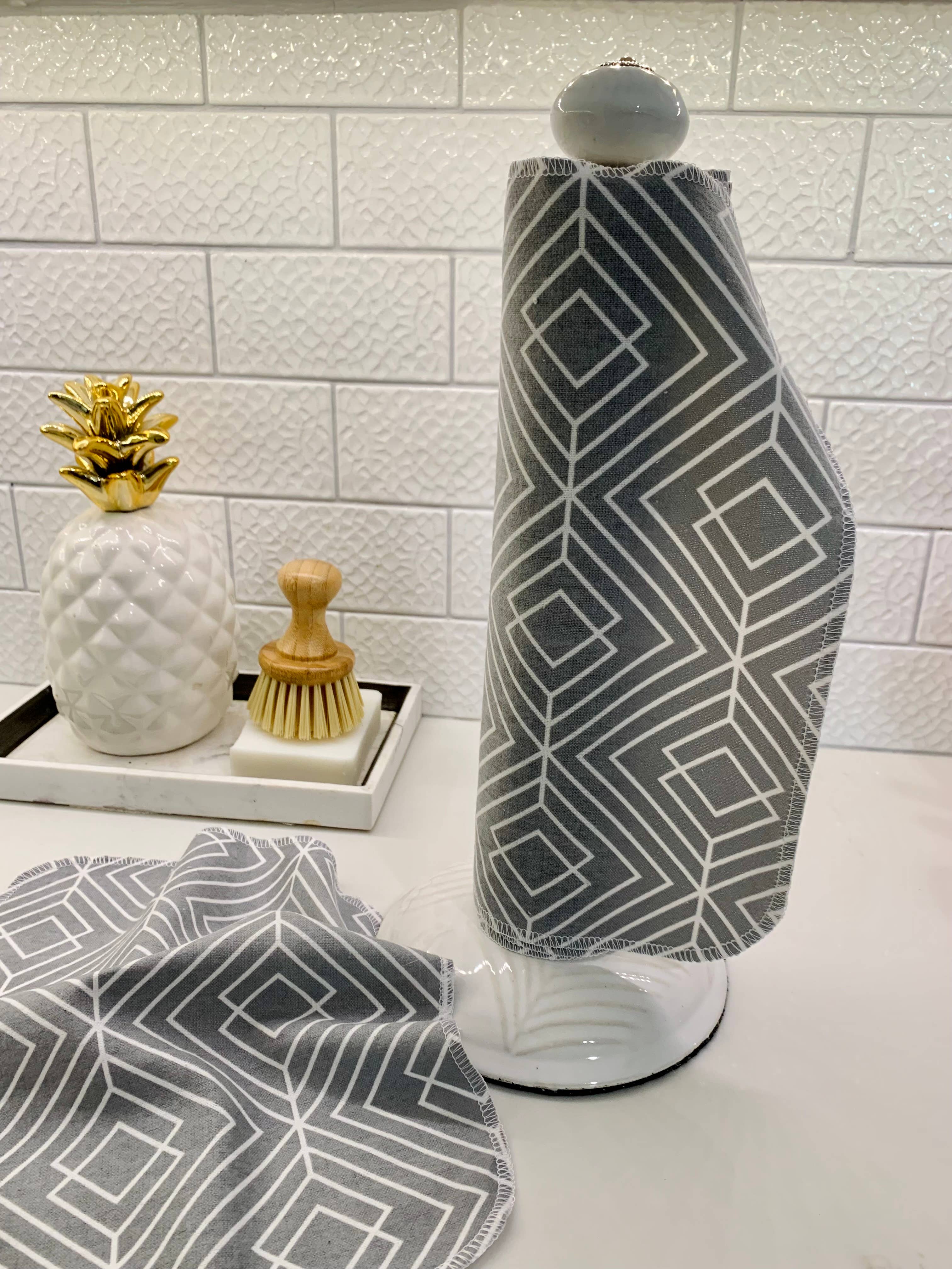 NonPaper Towels- Gray Geometric