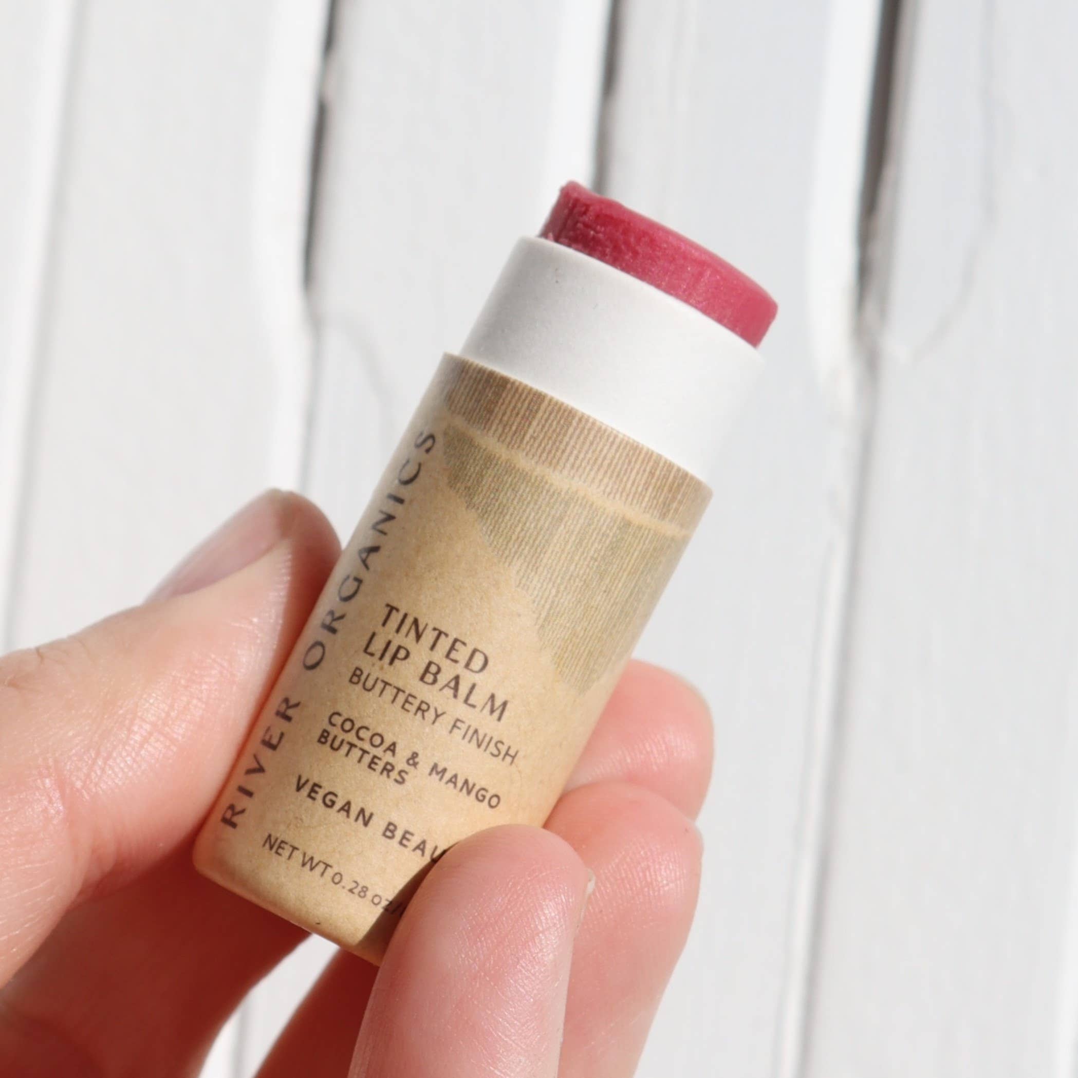 River Organics Rose Gold Vegan Lip Balm