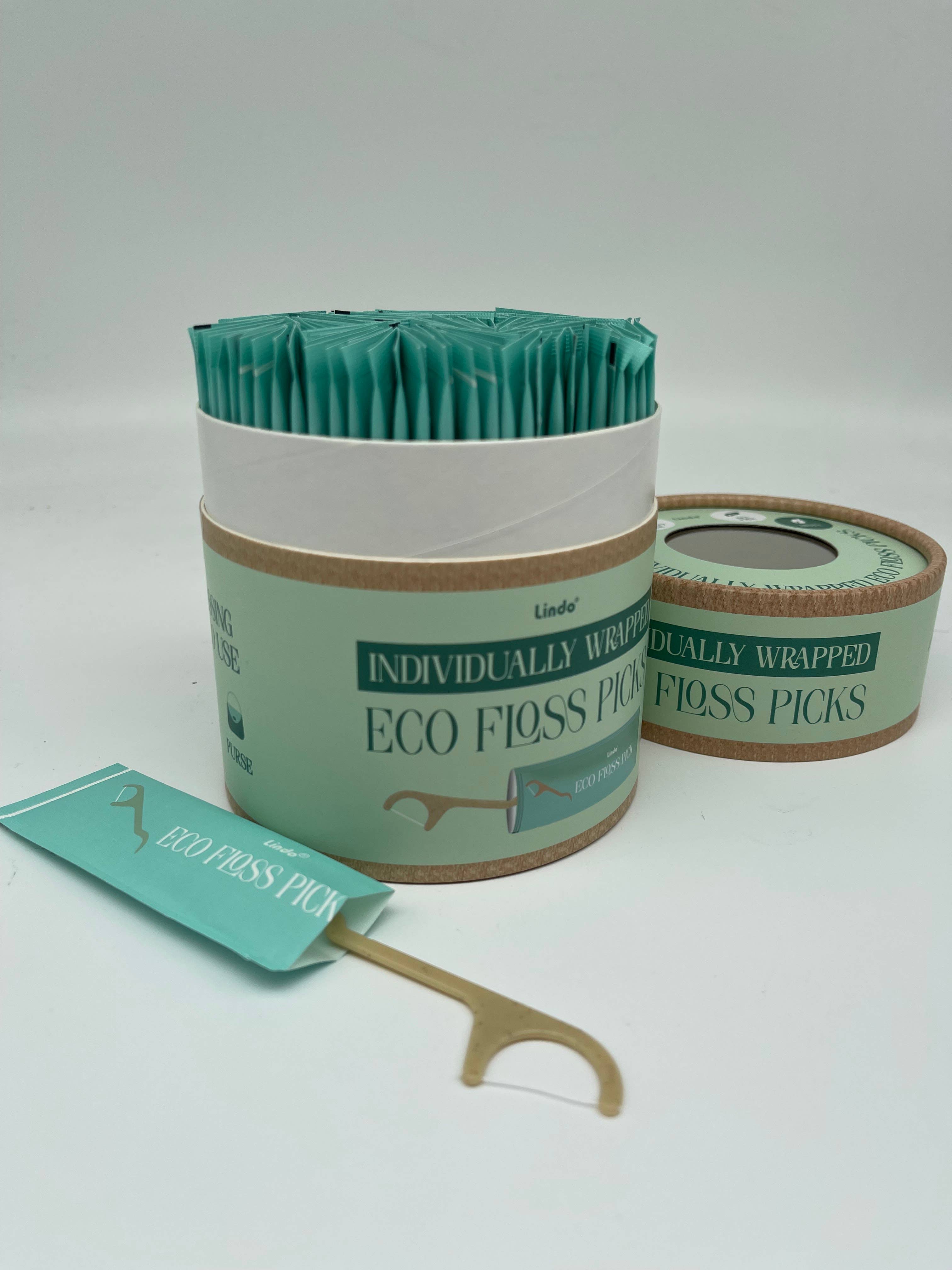 Lindo Individually Wrapped Dental Floss Picks (100 pcs)