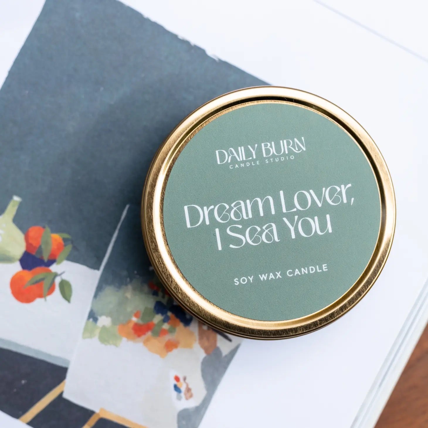 Daily Burn Candle Studio - Dream Lover, I Sea You Candle Tin