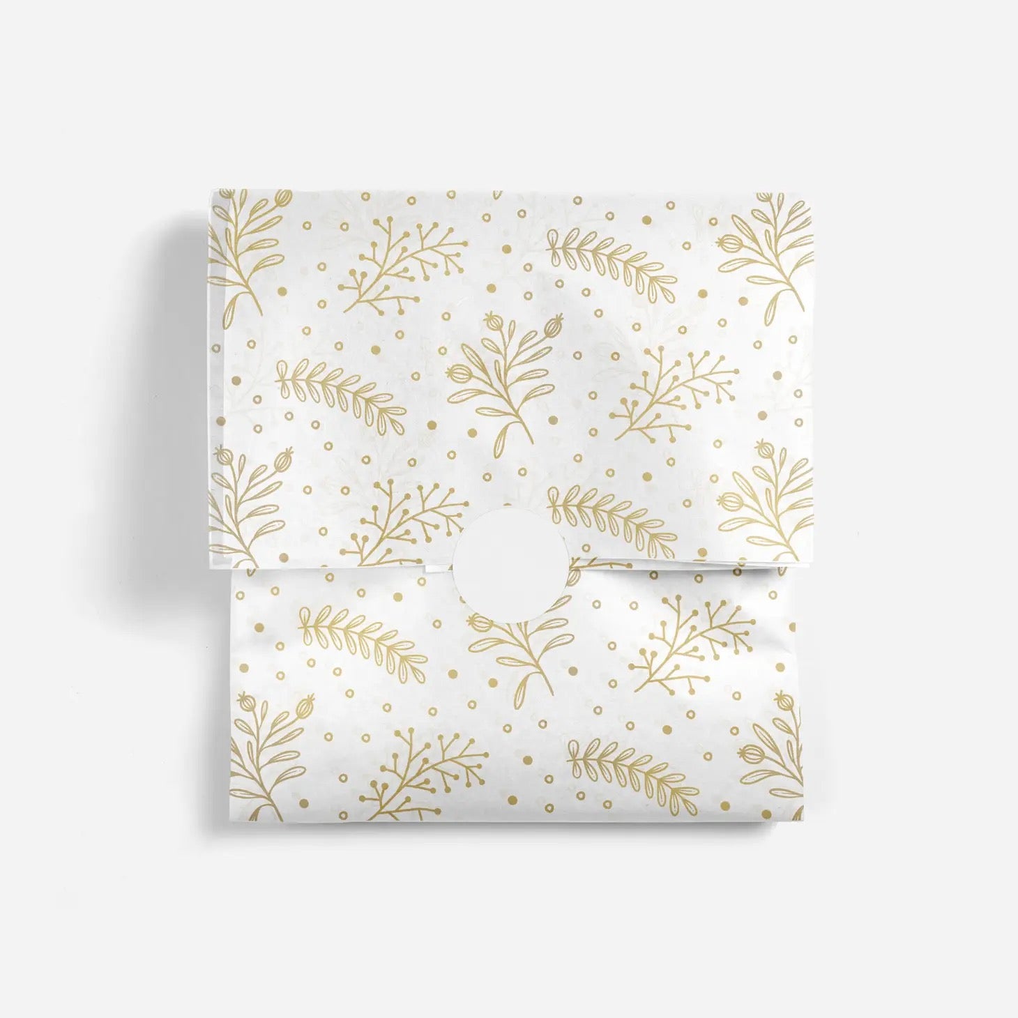 Papergem - "Golden Winter Florals" Tissue Paper