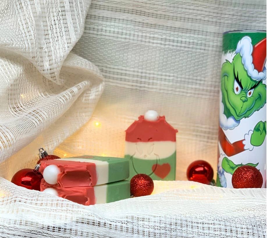 Merry Grinchmas Soap – Holiday Favorite - Frosted Juniper