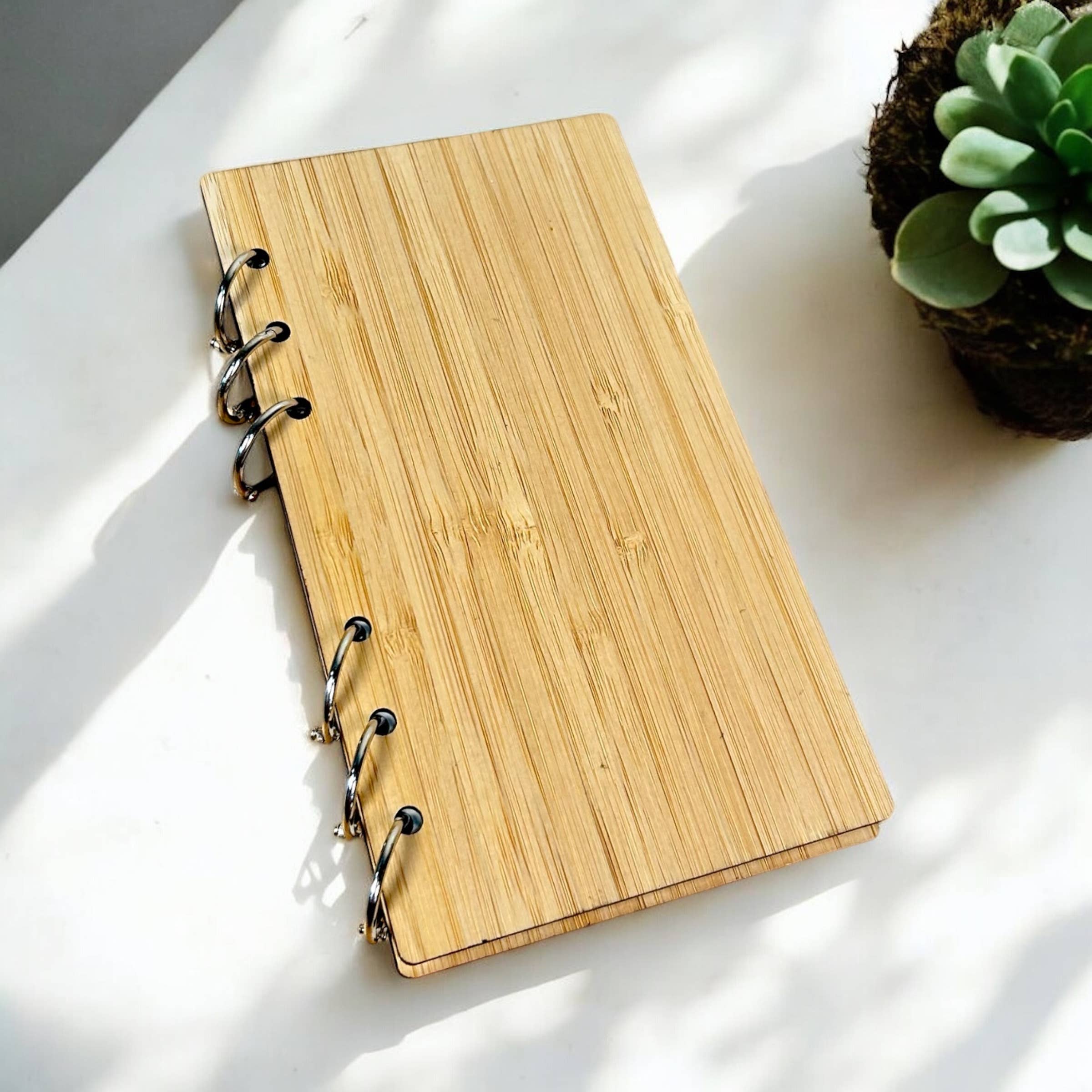 Bamboo Ringed On-The-Go Notebook