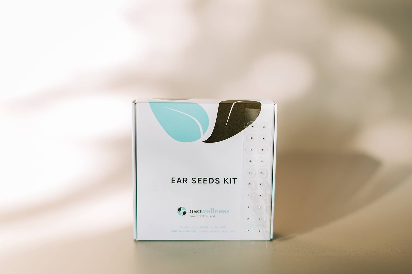 Nao Wellness Invisible Stainless Steel 20 PC Ear Seed Kit