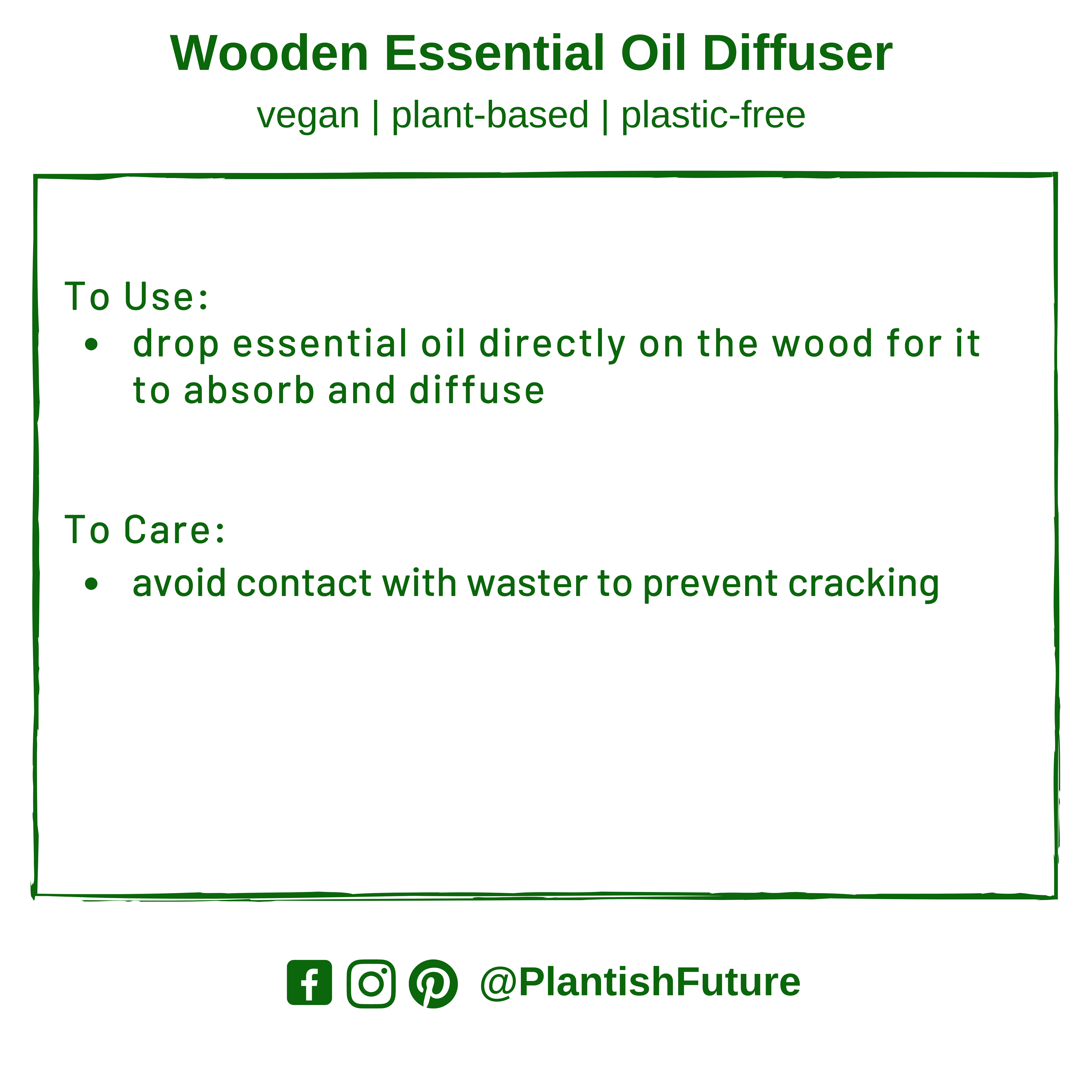 Wooden Essential Oil Diffuser for On-the-go