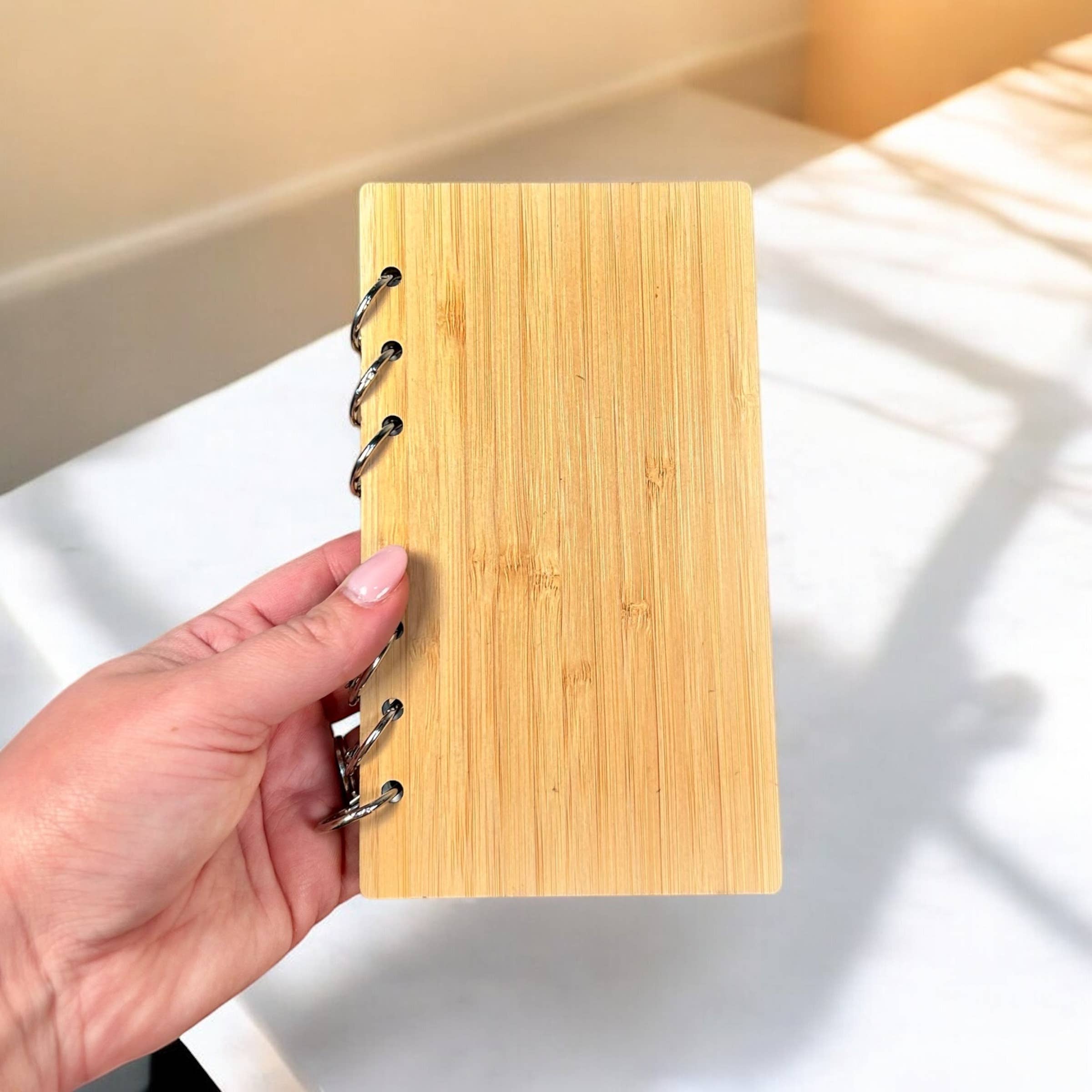 Bamboo Ringed On-The-Go Notebook