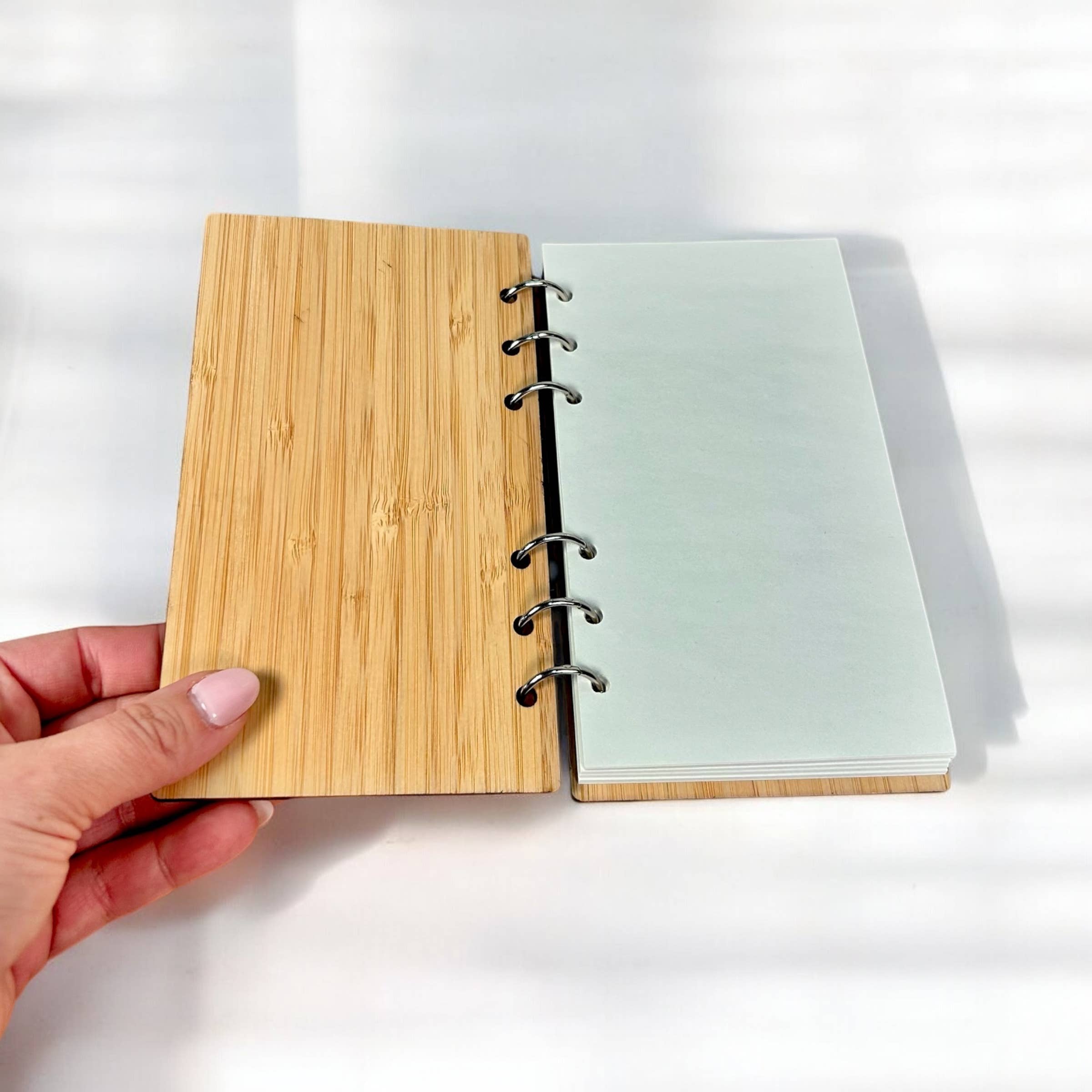 Bamboo Ringed On-The-Go Notebook