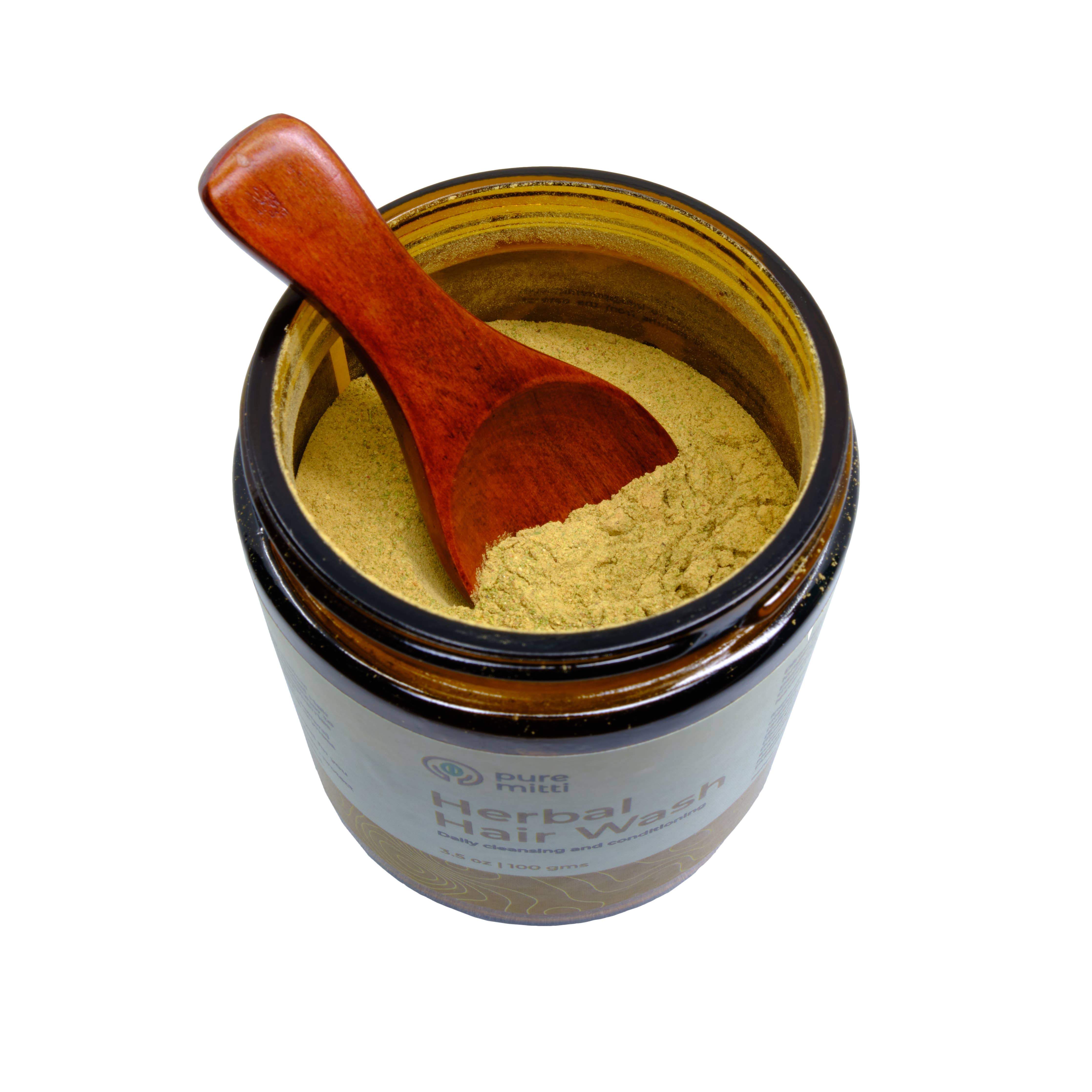 Pure Mitti Herbal Hair Wash | Organic Ayurveda | Daily Hair Cleansing