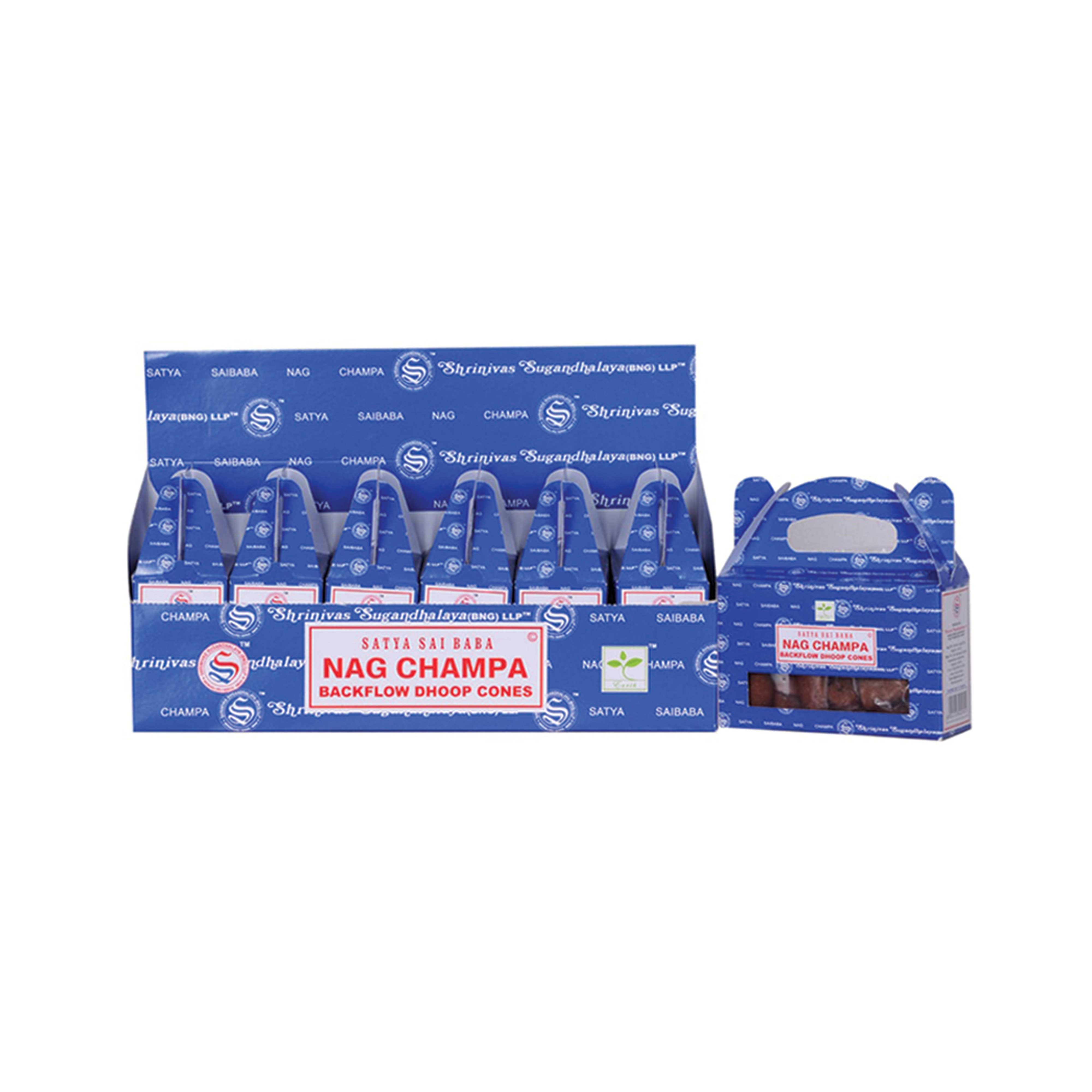 Satya - Nag Champa Backflow Cones (6)