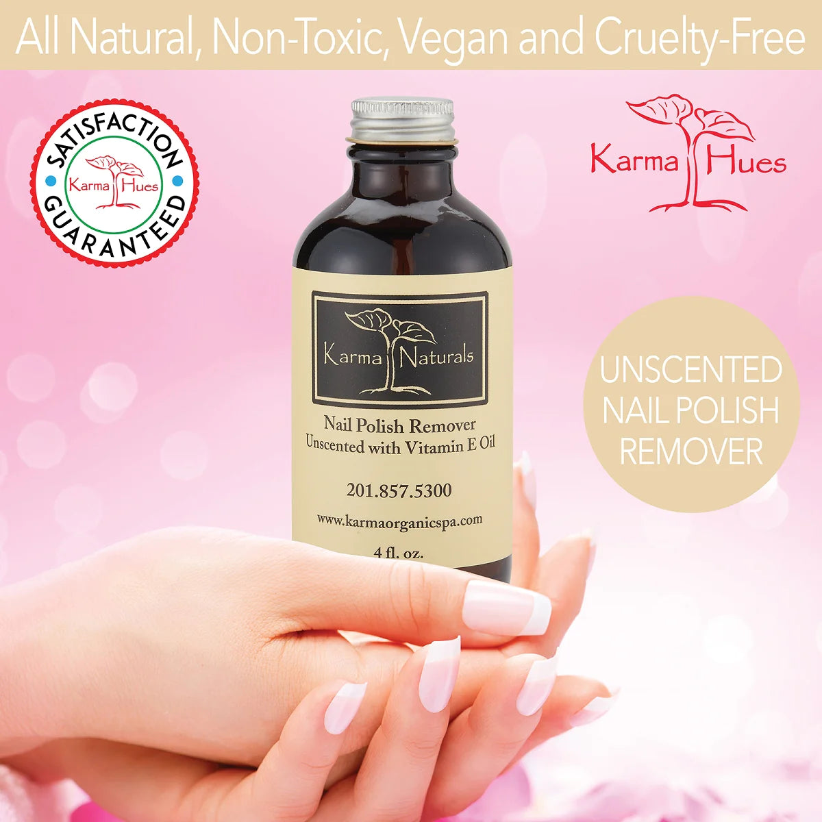 Karma Organics Unscented Nail Polish Remover