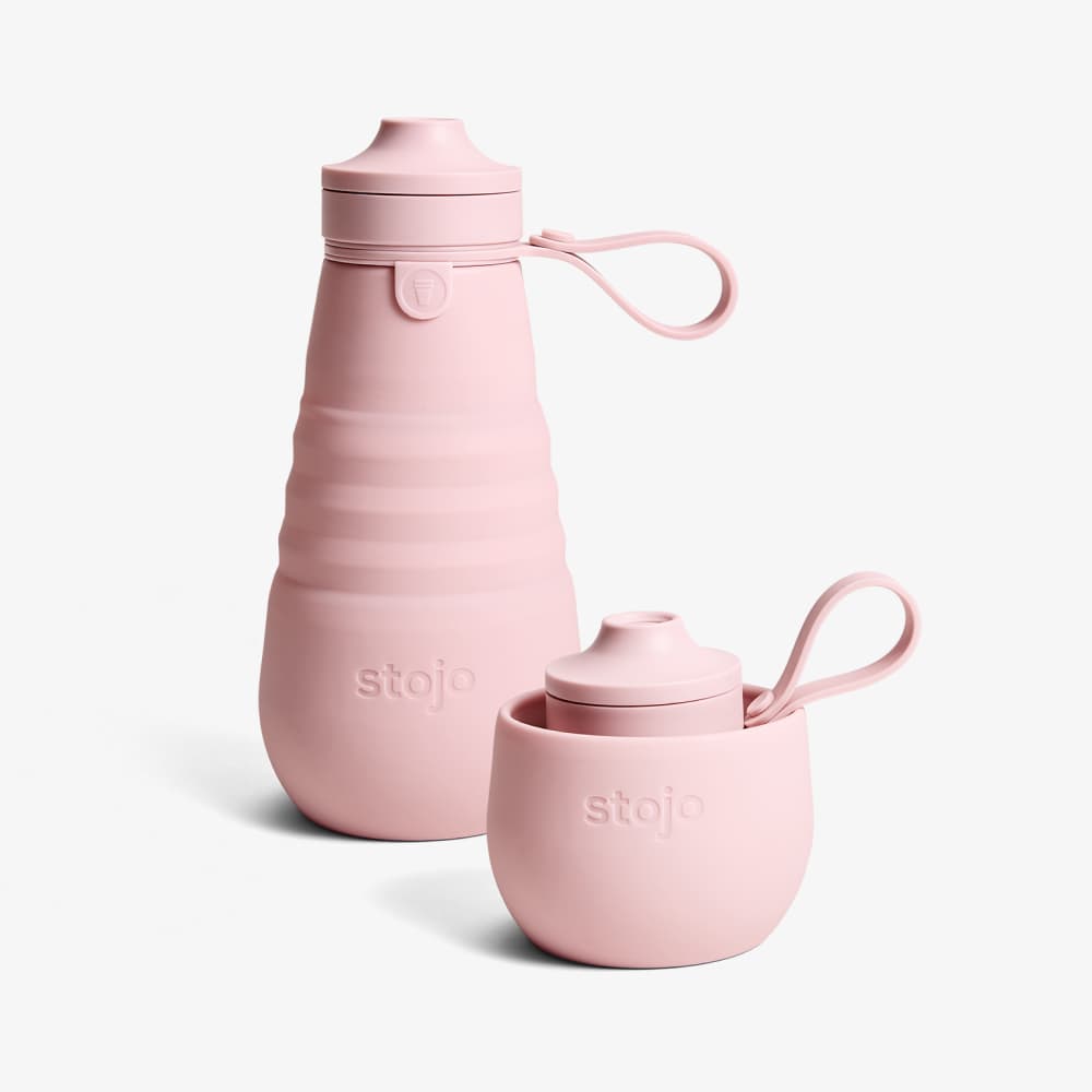 Stojo - 20 oz Collapsible Sports Bottle - Collapsed Packaging-SALE