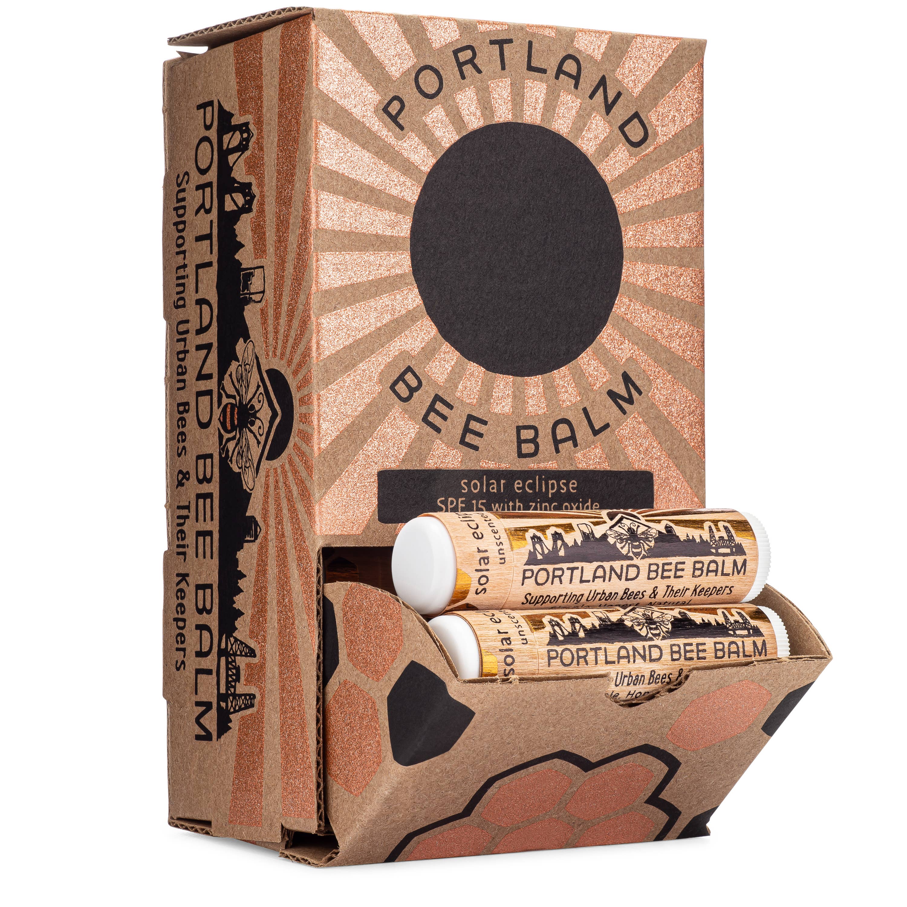 Portland Bee Balm - Solar Eclipse SPF 15 Lip Balm