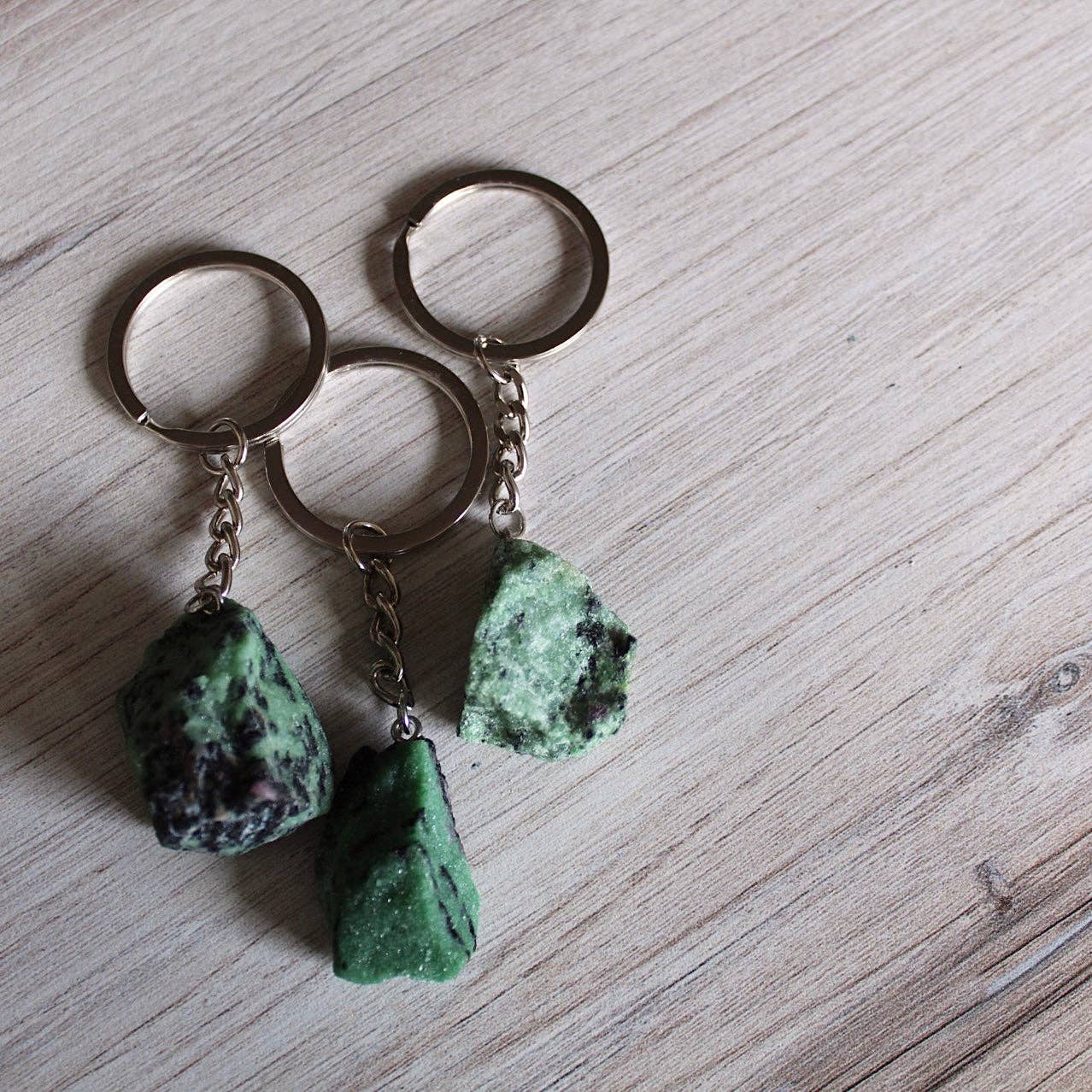 Raw Crystal Keychain (Crystals & Stones)