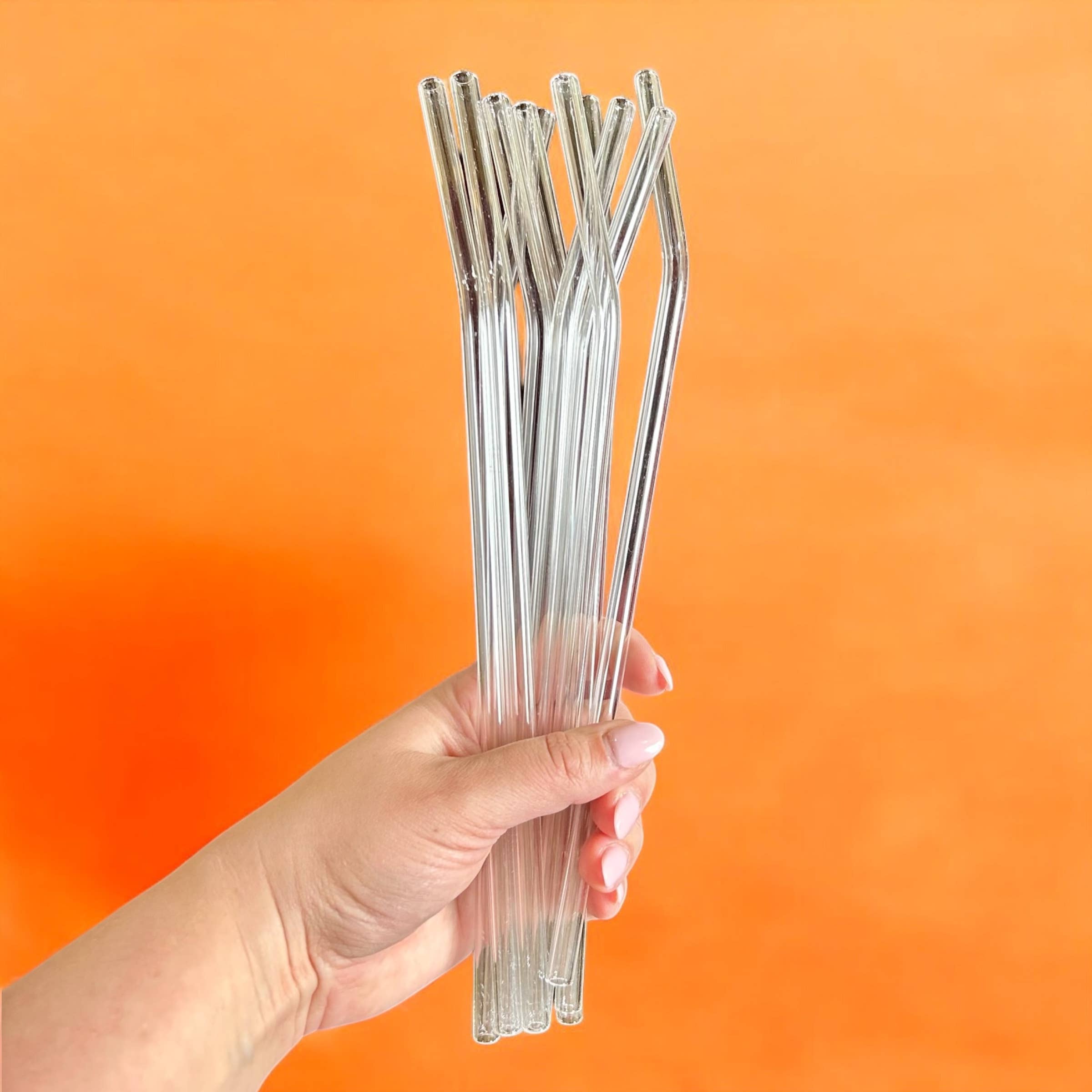Glass Straw Bent Top Straw