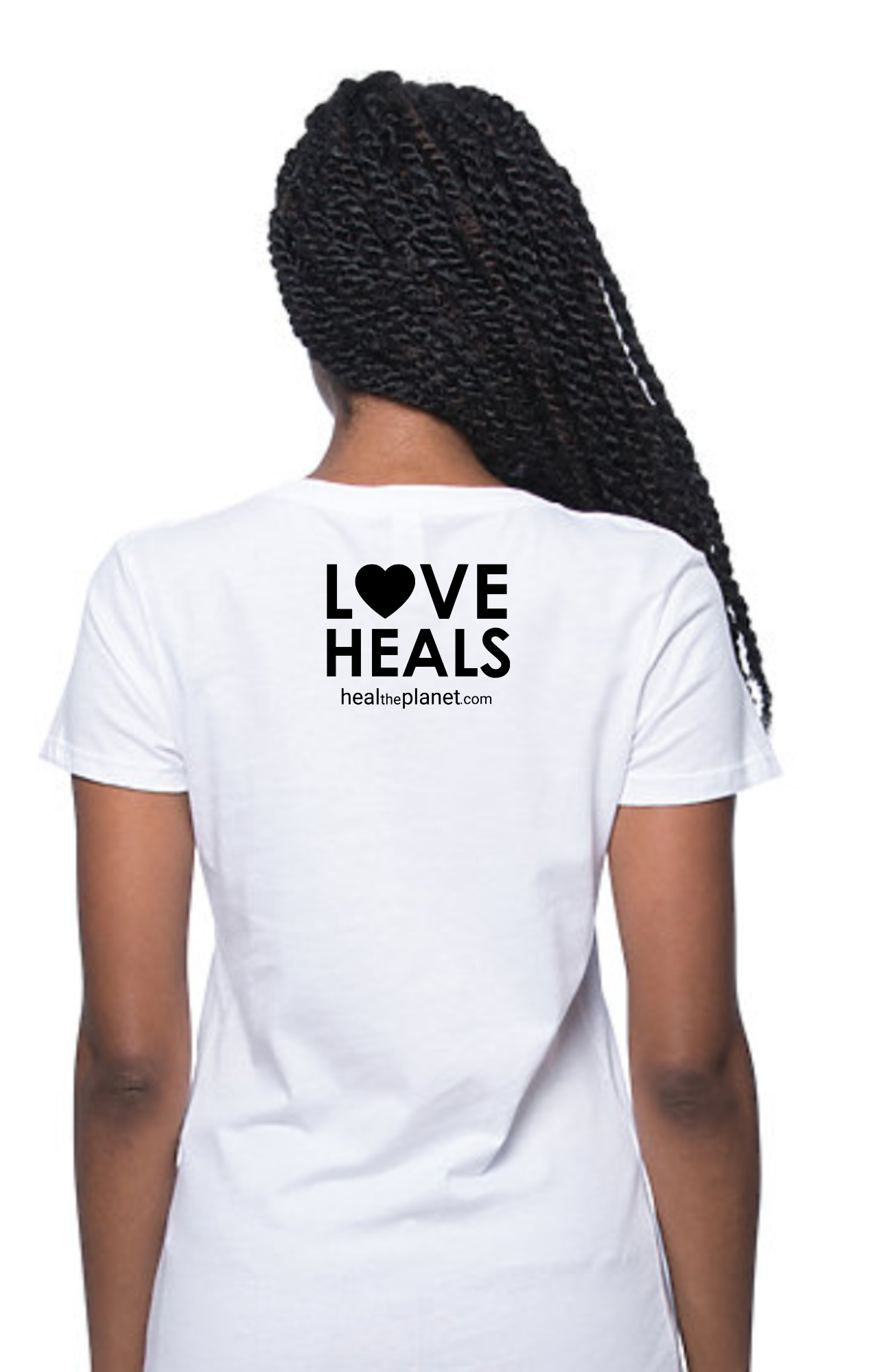 Organic Spread Love Tee - White - Unisex