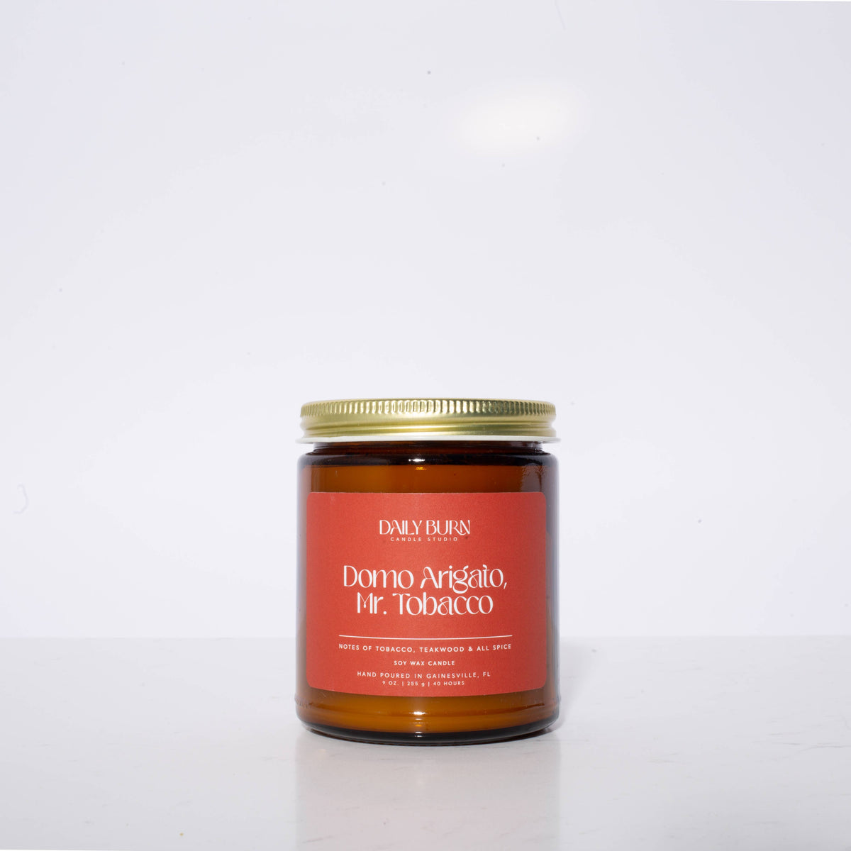 mr tobacco hours Daily Burn- Domo Arigato, Mr. Tobacco Candle