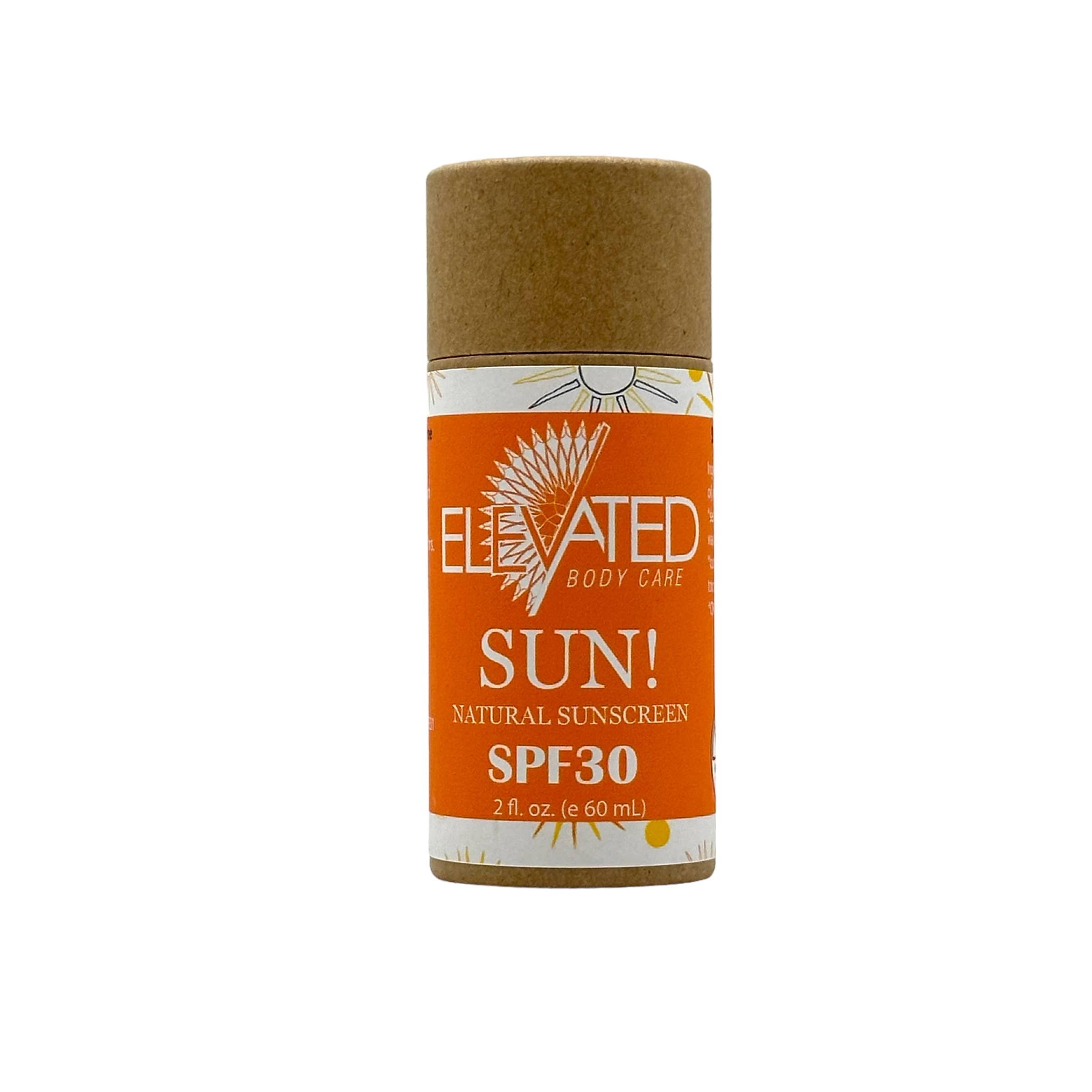 ELEVATED - SUN! STICK Natural SunScreen  (2oz biodegradable