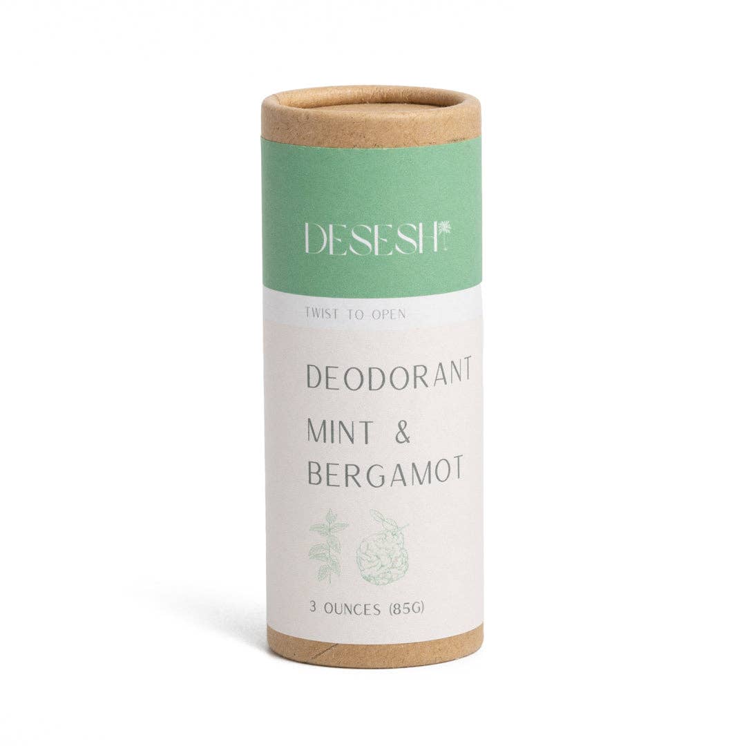 Desesh Natural Deodorant (Aluminum Free, With Essential Oils)