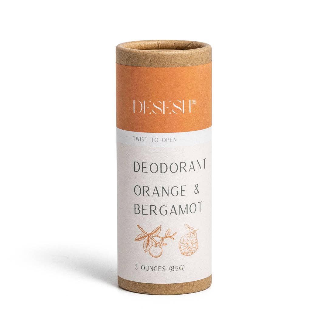 Desesh Natural Deodorant (Aluminum Free, With Essential Oils)