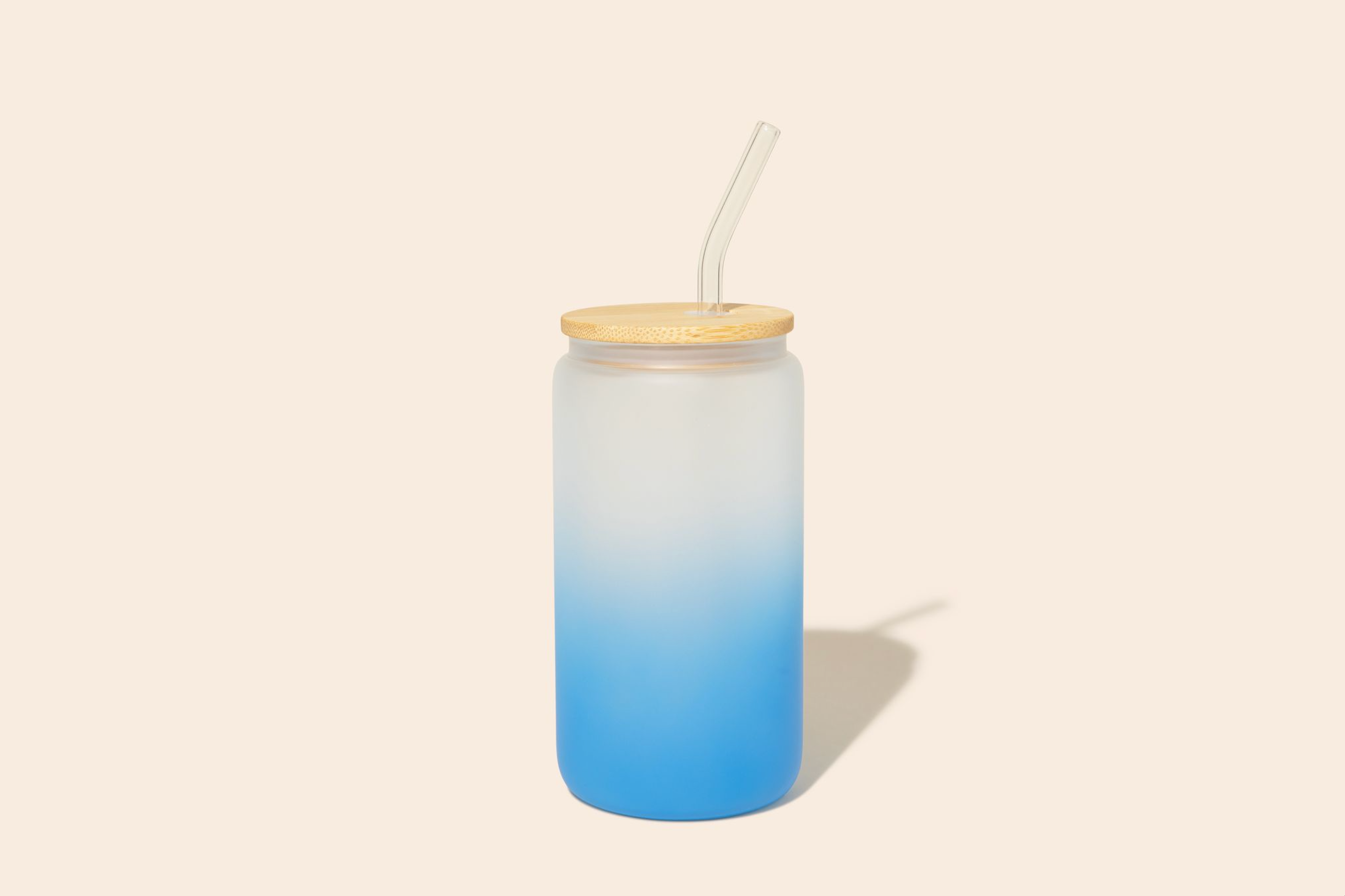 Reusable Glass Can Tumbler and Straw | Summer Bestseller