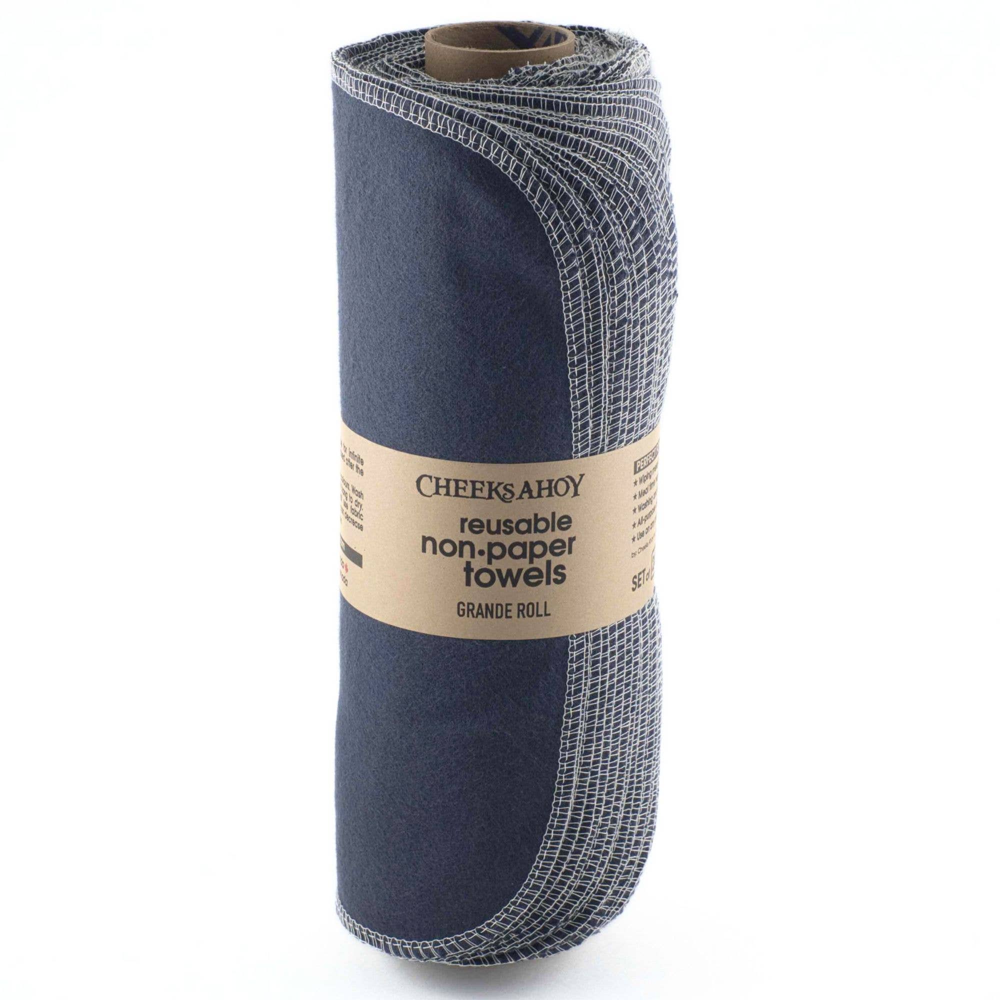 Cheeks Ahoy Pre-Rolled Reusable Non•Paper Towels