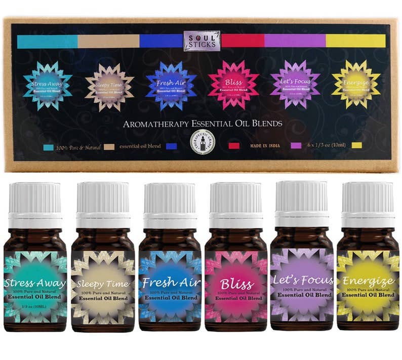 Soul Sticks - Aromatherapy Essential Oil Blends Pack (10 ml)