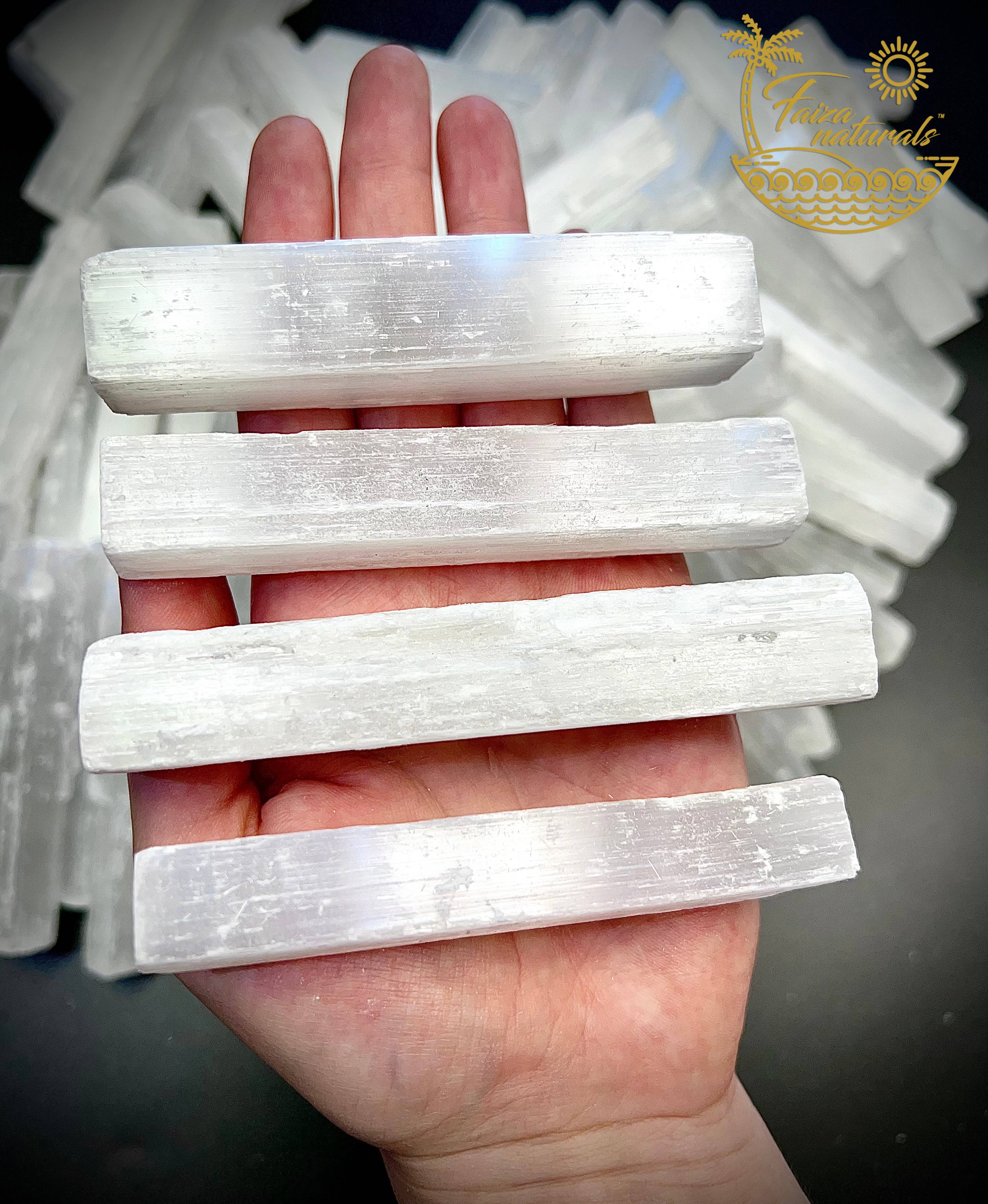 Selenite Wands (4 inch)  Imported from Morocco