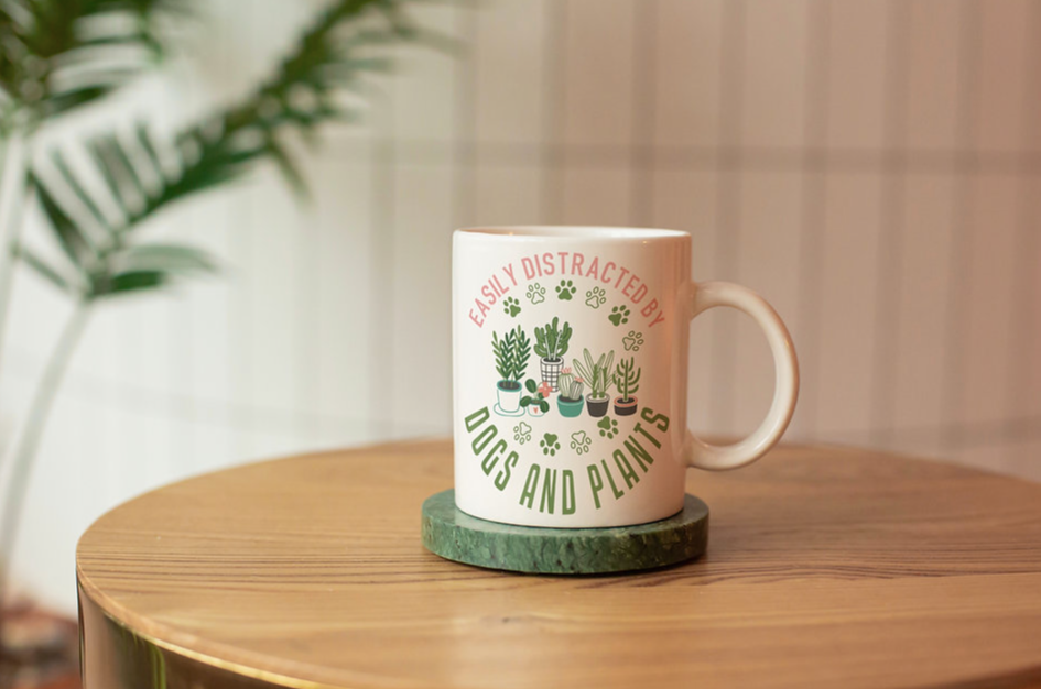 Easily Distracted By Plants Coffee Mug