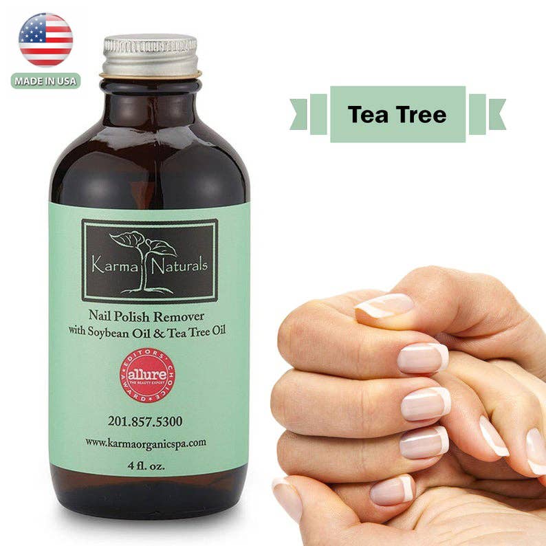 Karma Organics Tea Tree Nail Polish Remover