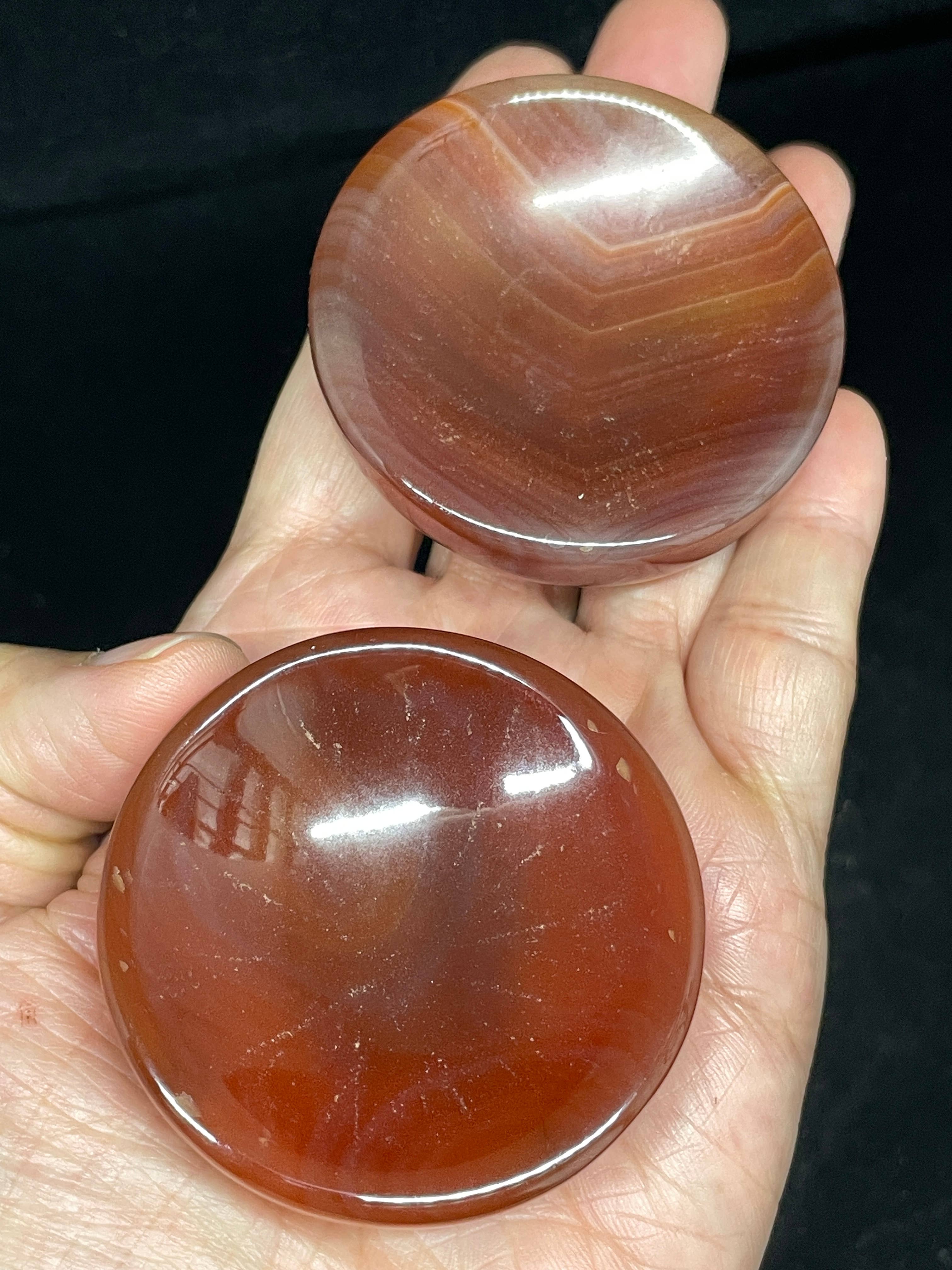 Carnelian mini bowl sphere holder