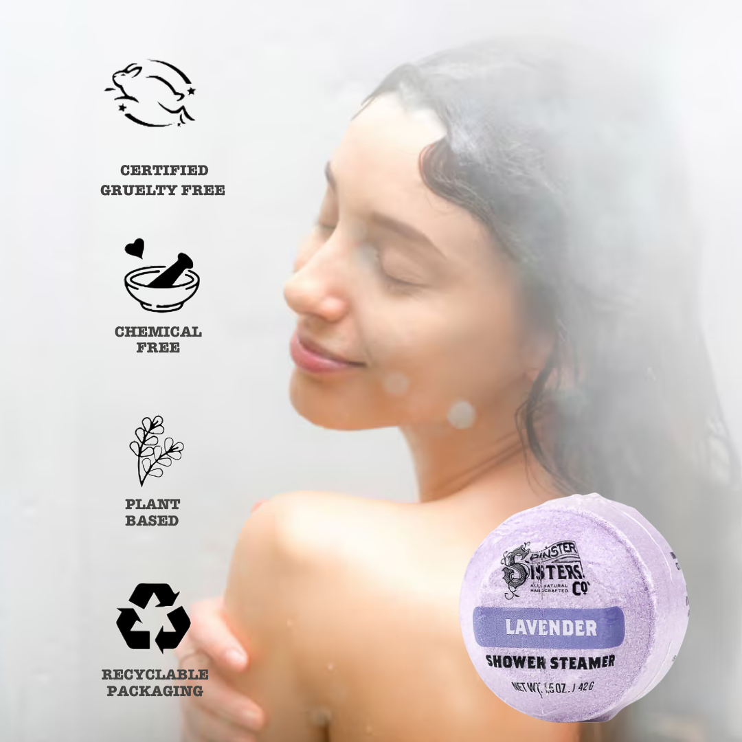 Lavender Essential Oil Shower Steamer: Calming Aromatherapy