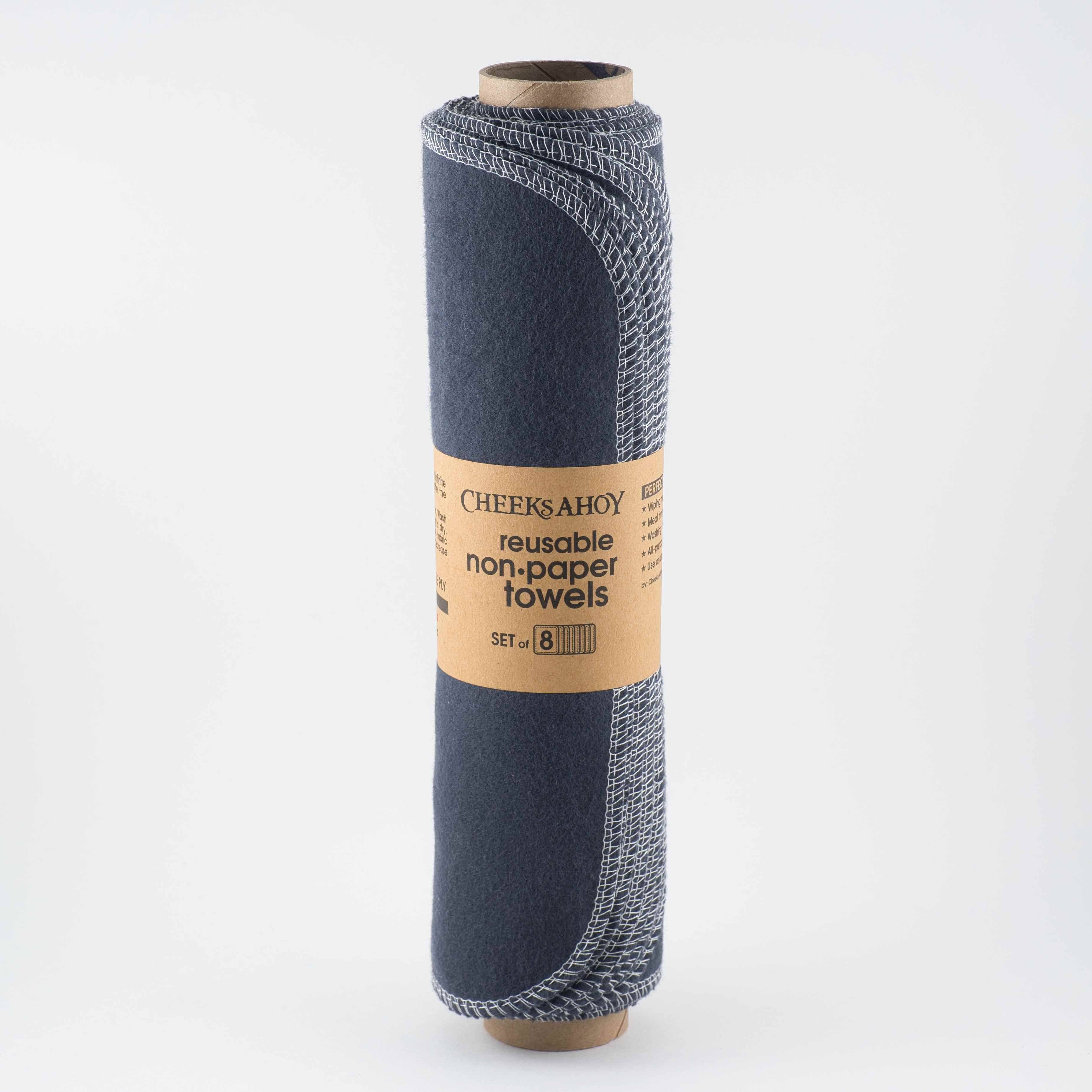 Cheeks Ahoy Pre-Rolled Reusable Non•Paper Towels