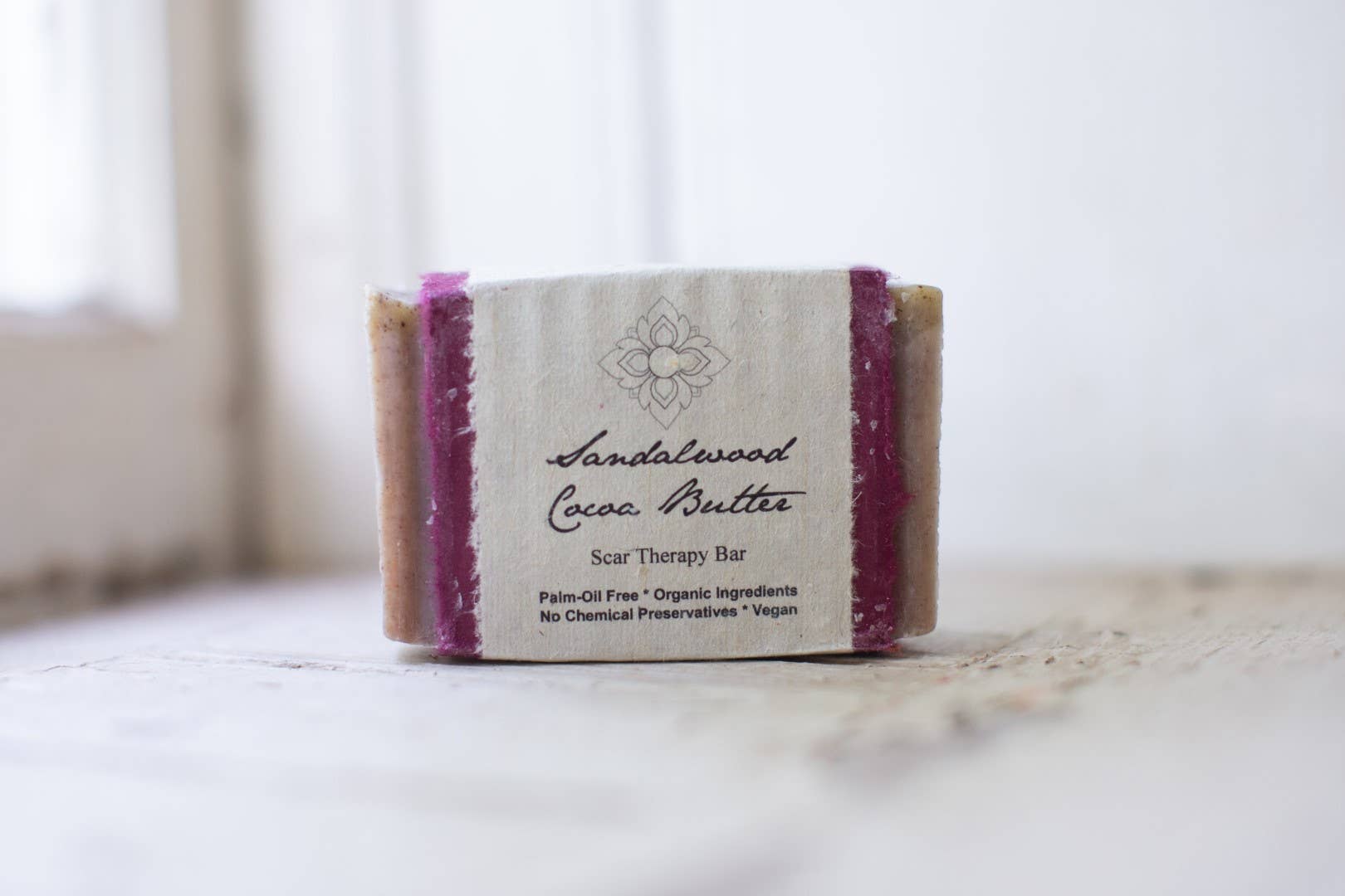 Sandalwood Cocoa Butter Scar Therapy Organic Soap