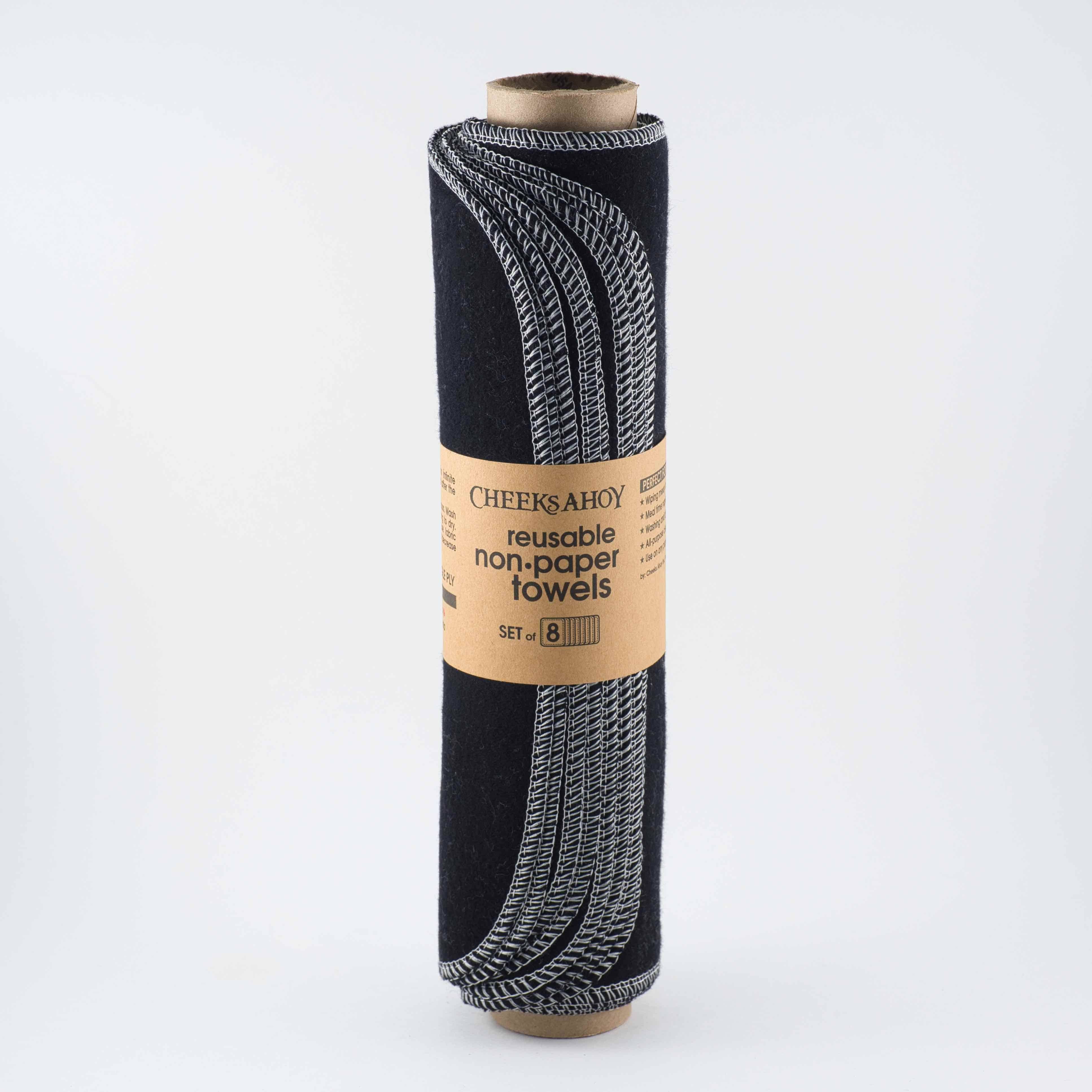 Cheeks Ahoy Pre-Rolled Reusable Non•Paper Towels