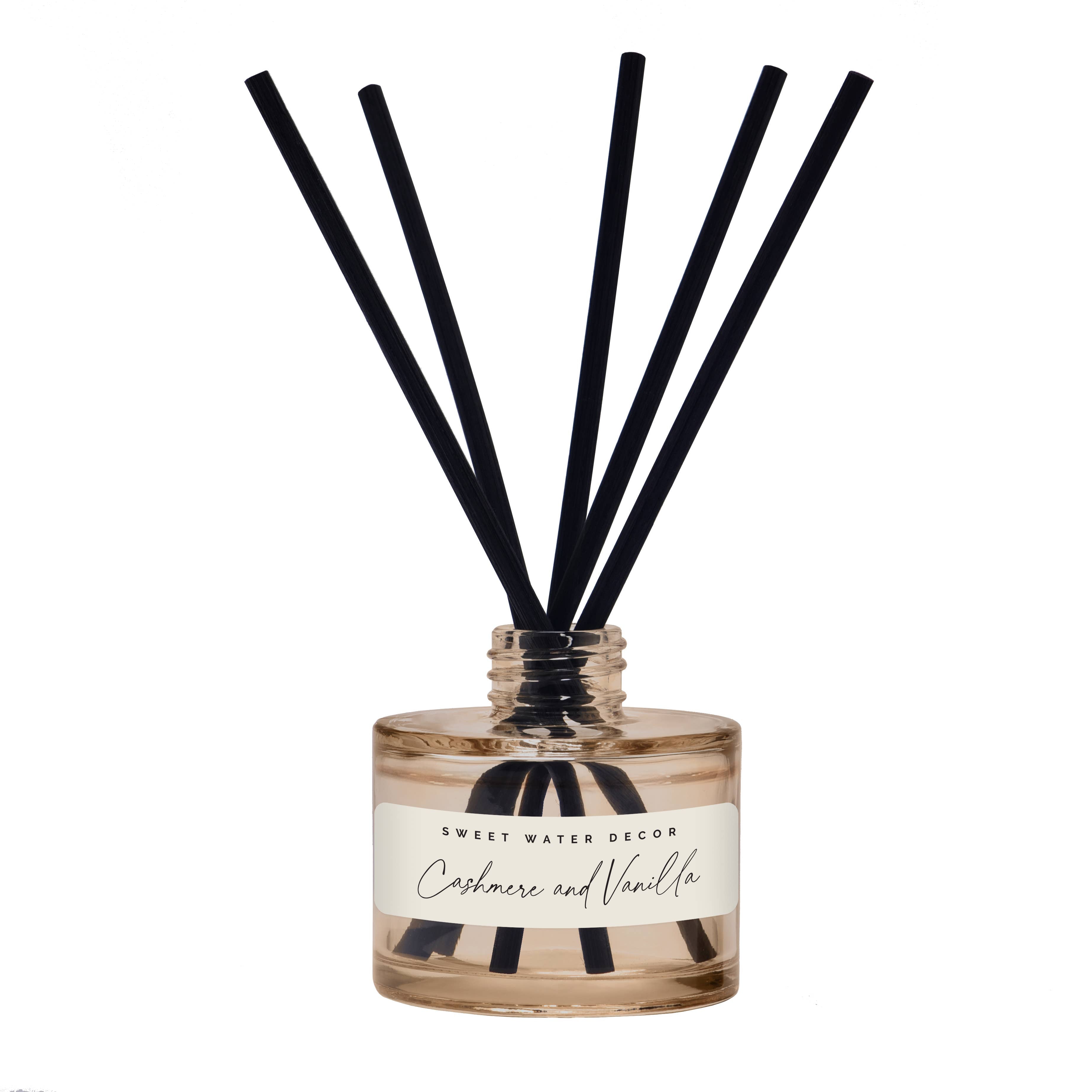 Sweet Water Decor -Cashmere and Vanilla Reed Diffuser - Home Decor & Gifts
