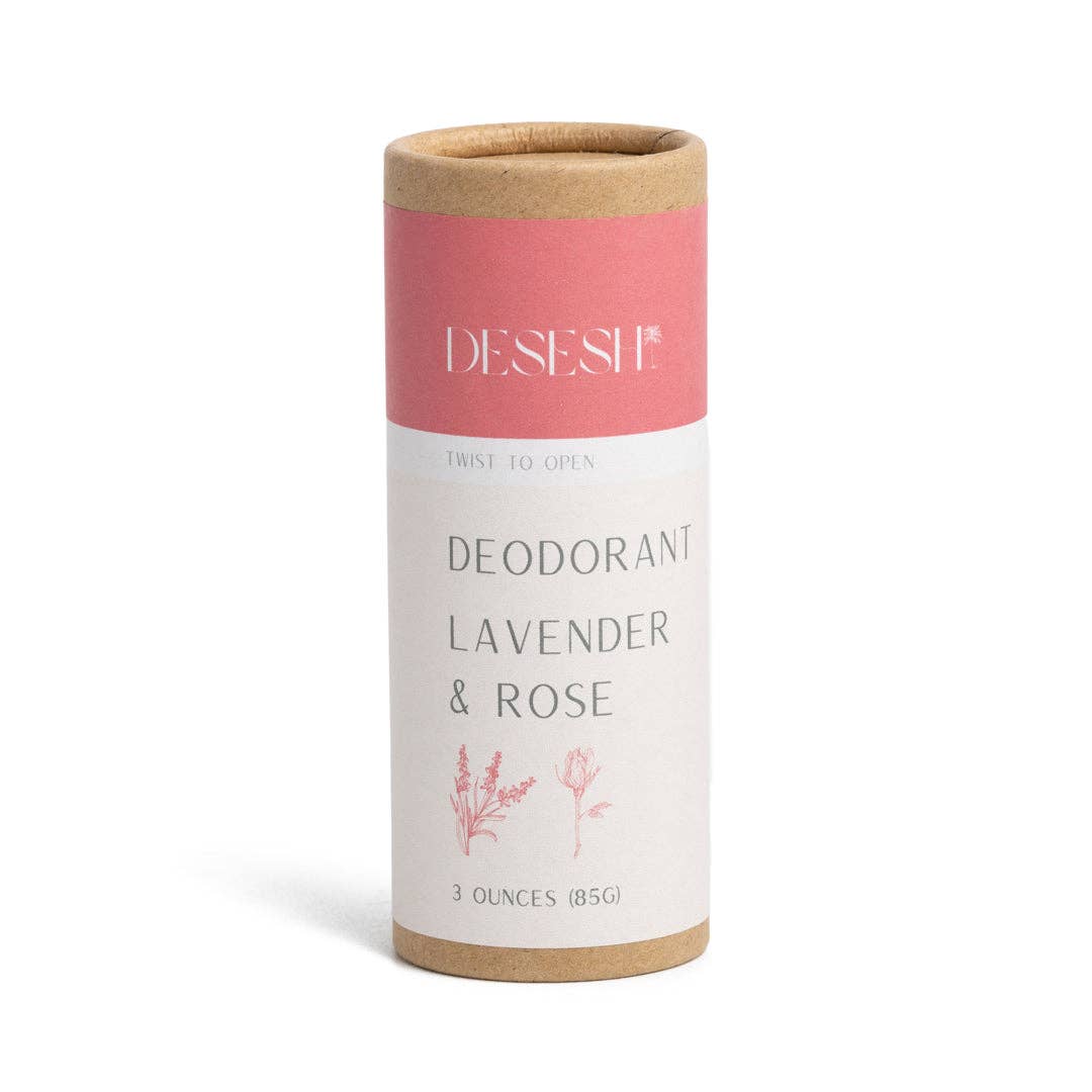 Desesh Natural Deodorant (Aluminum Free, With Essential Oils)