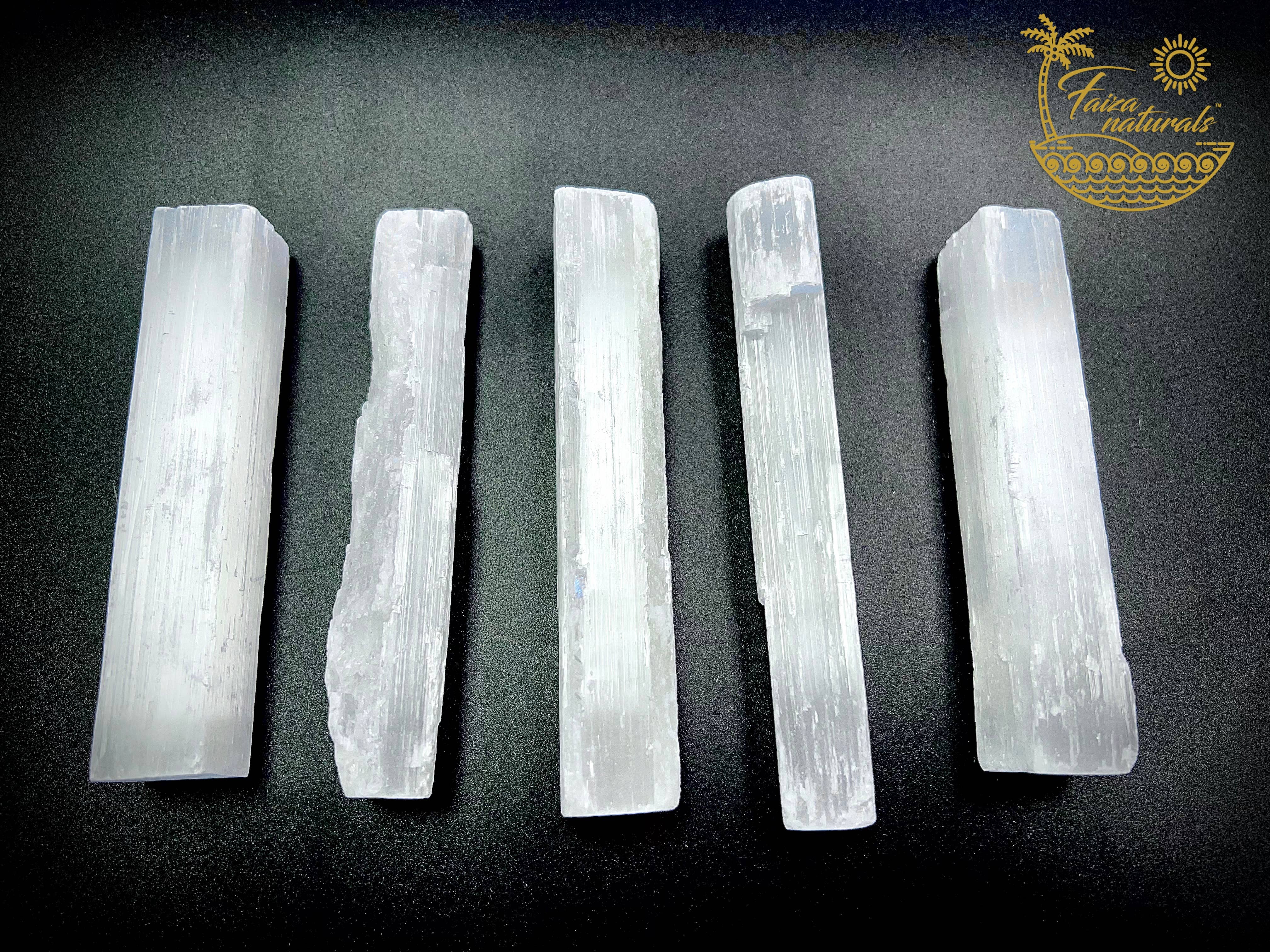 Selenite Wands (4 inch)  Imported from Morocco