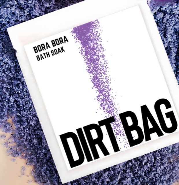 Dirt Bag-Bora Bora Organic Vegan Bath Soak- single use