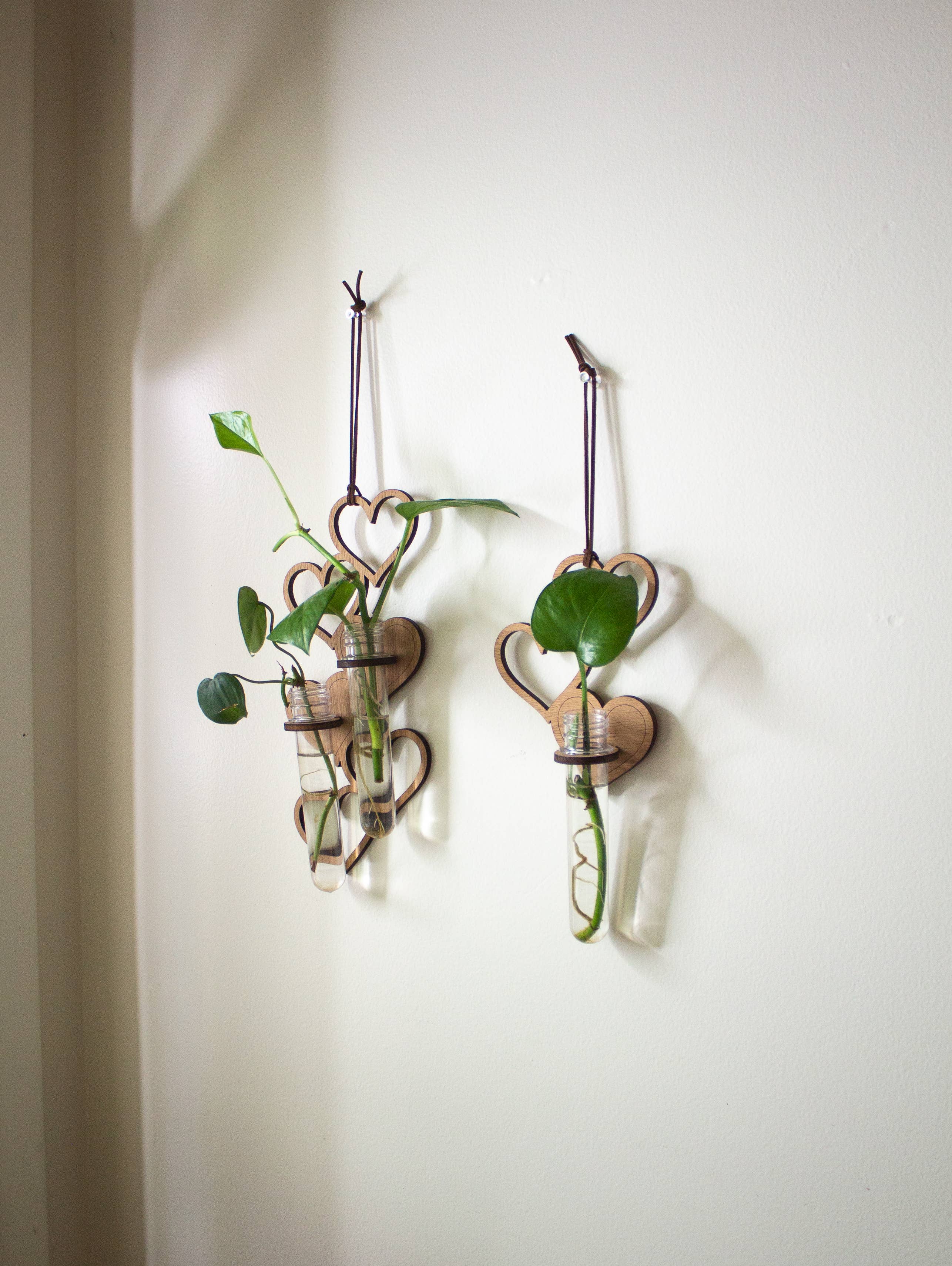 2 Tube Heart Hanging Propagation Station